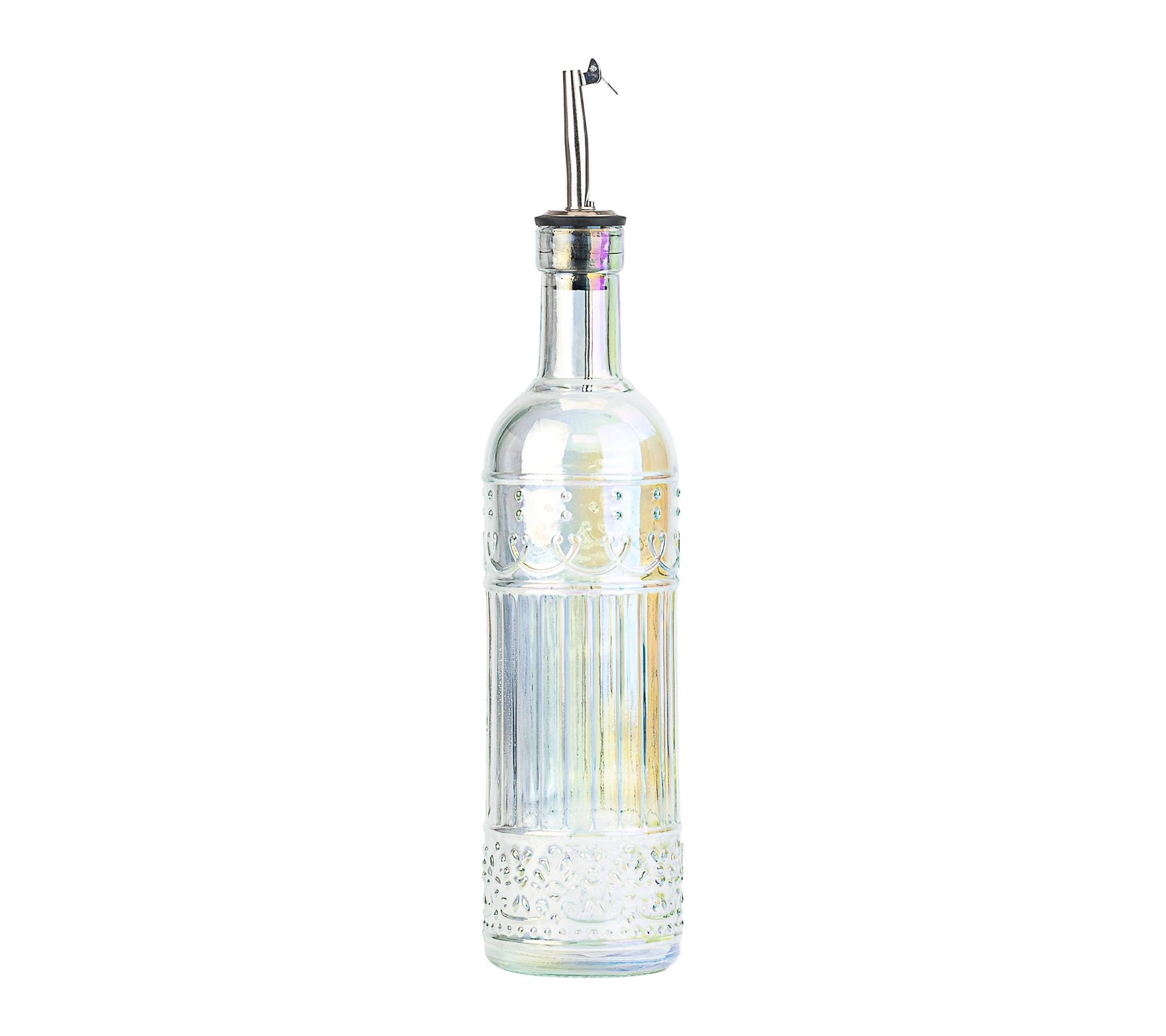 10 Strawberry Street Abercorn Textured Glass Oil Cruet