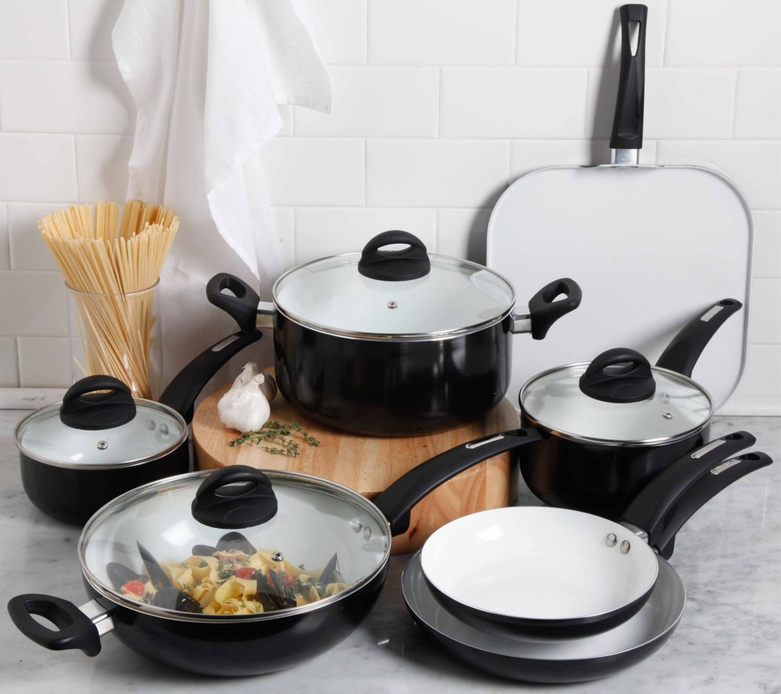 Oster Herstal 11Piece Aluminum Cookware Set