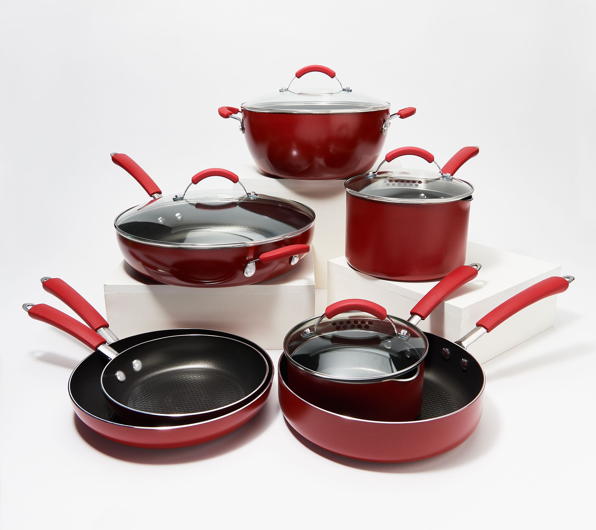 Ayesha Curry Home Collection 11-Piece Nonstick Cookware Set 