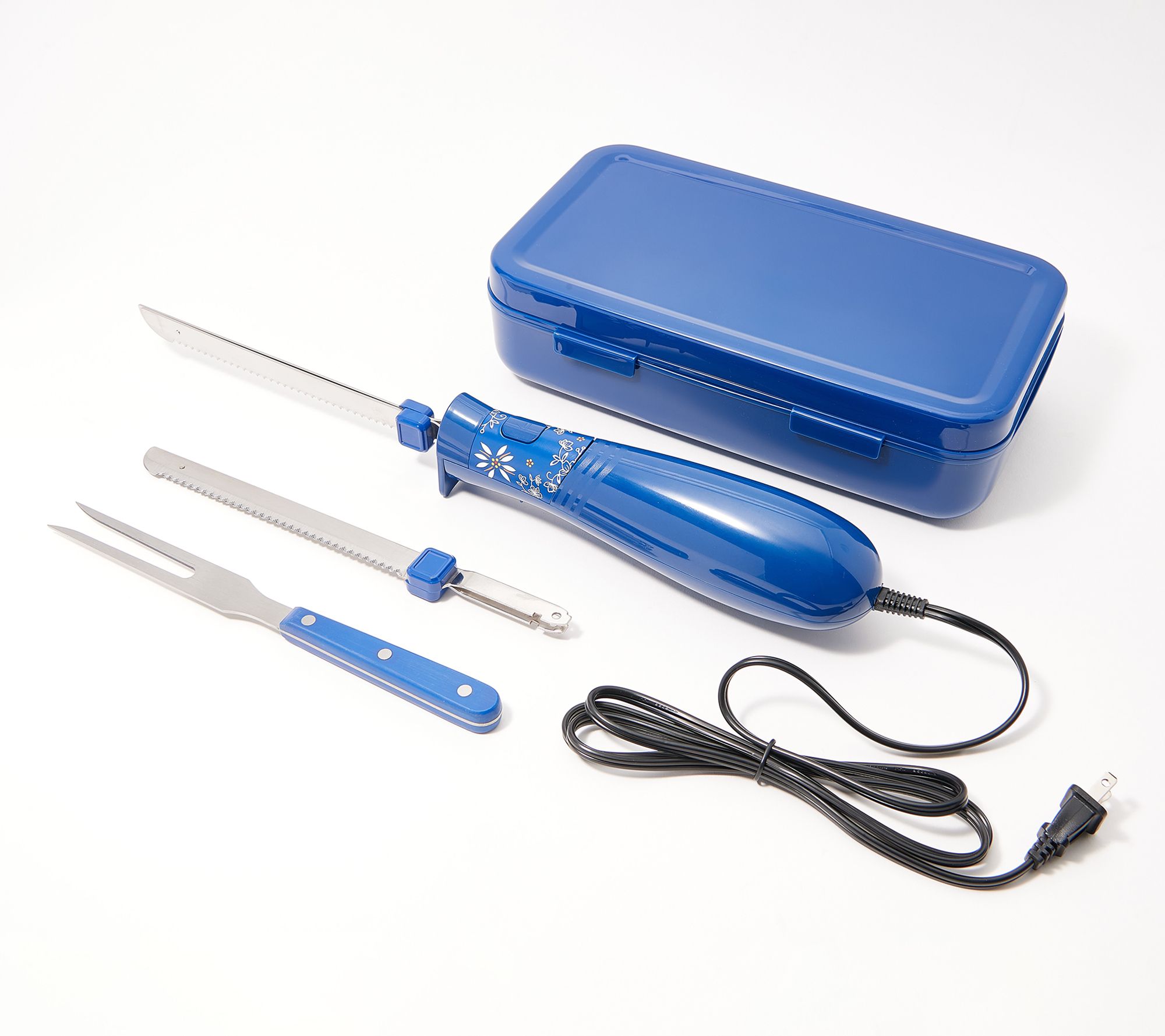 Temp-tations Electric Knife with Carving Fork and Storage Case