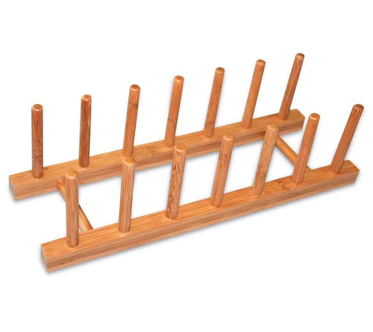 Home Basics Bamboo Dish Rack - QVC.com