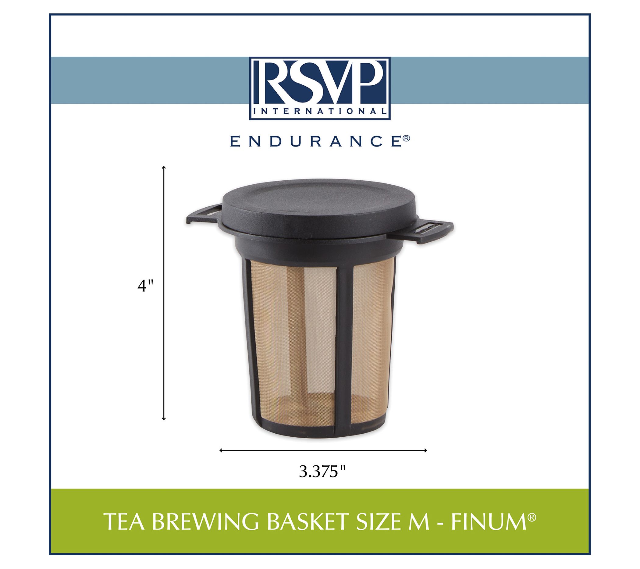 RSVP Finum Medium Tea Brewing Basket