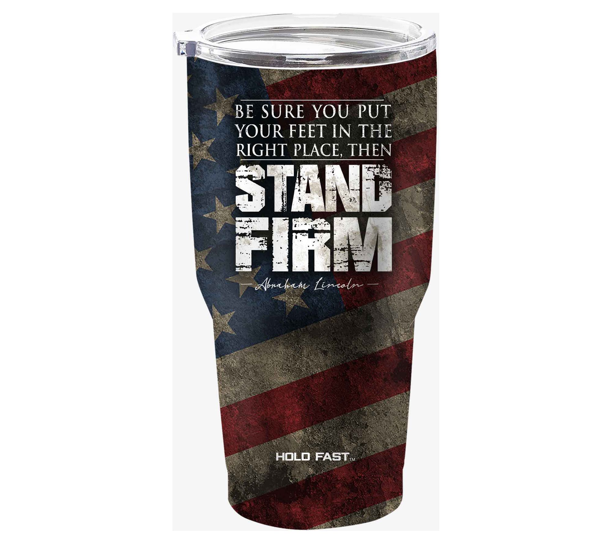 HOLD FAST Flag 30 oz Stainless Steel Tumbler