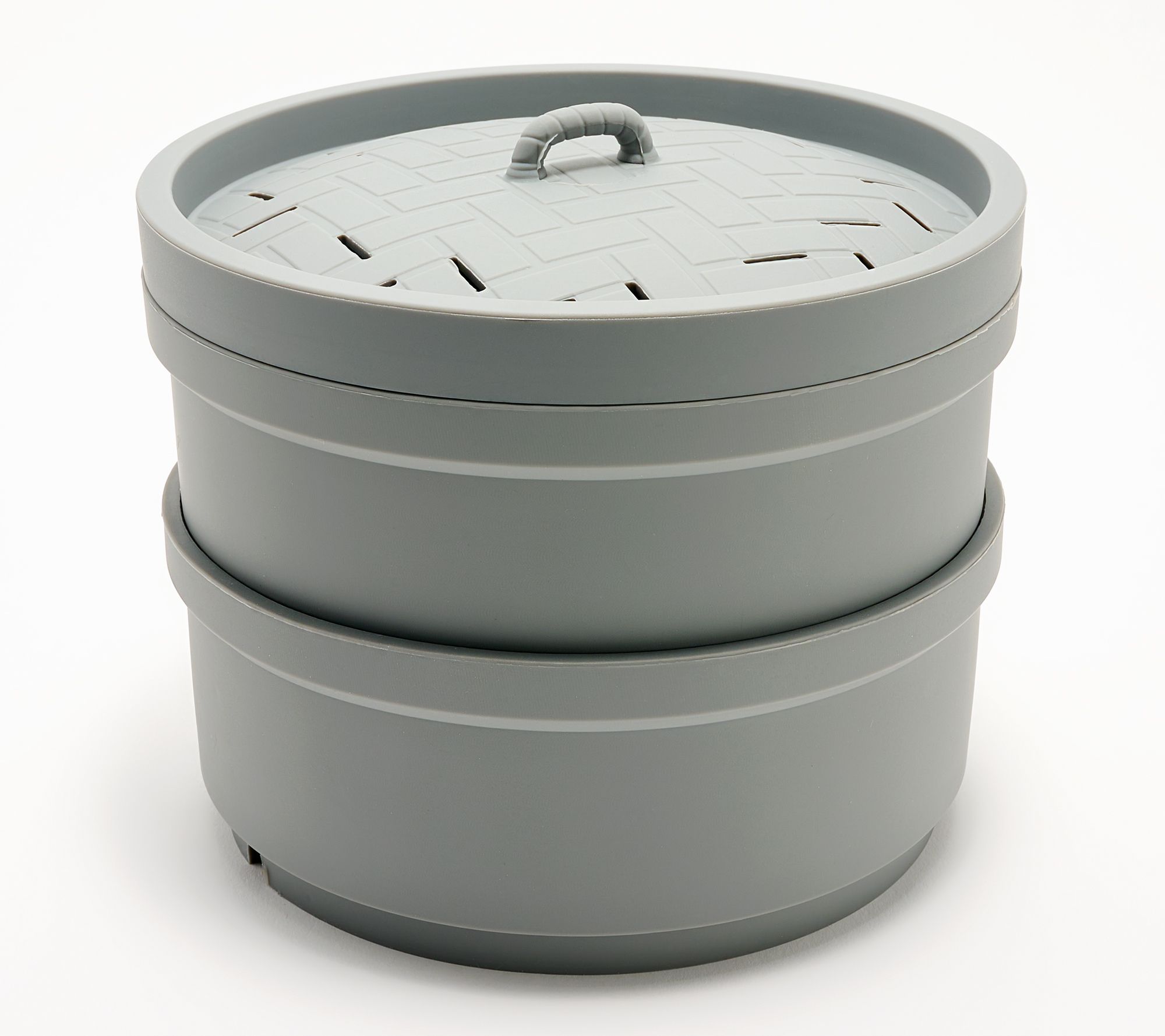 Kitchen Innovations Double Layer Silicone Steamer w/ Lid