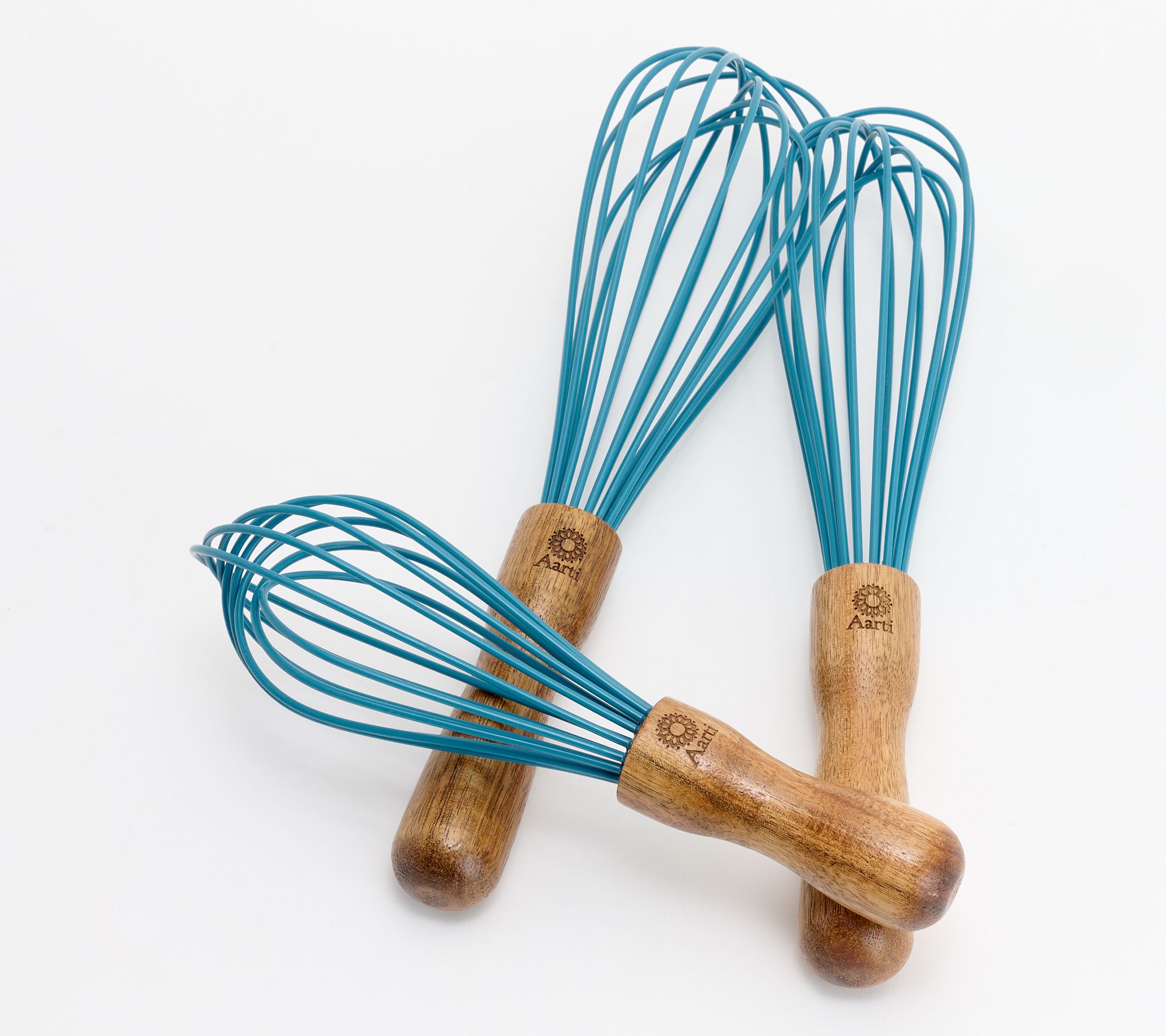 Aarti Sequeira Set of 3 Non-Stick Multi-use Whisks