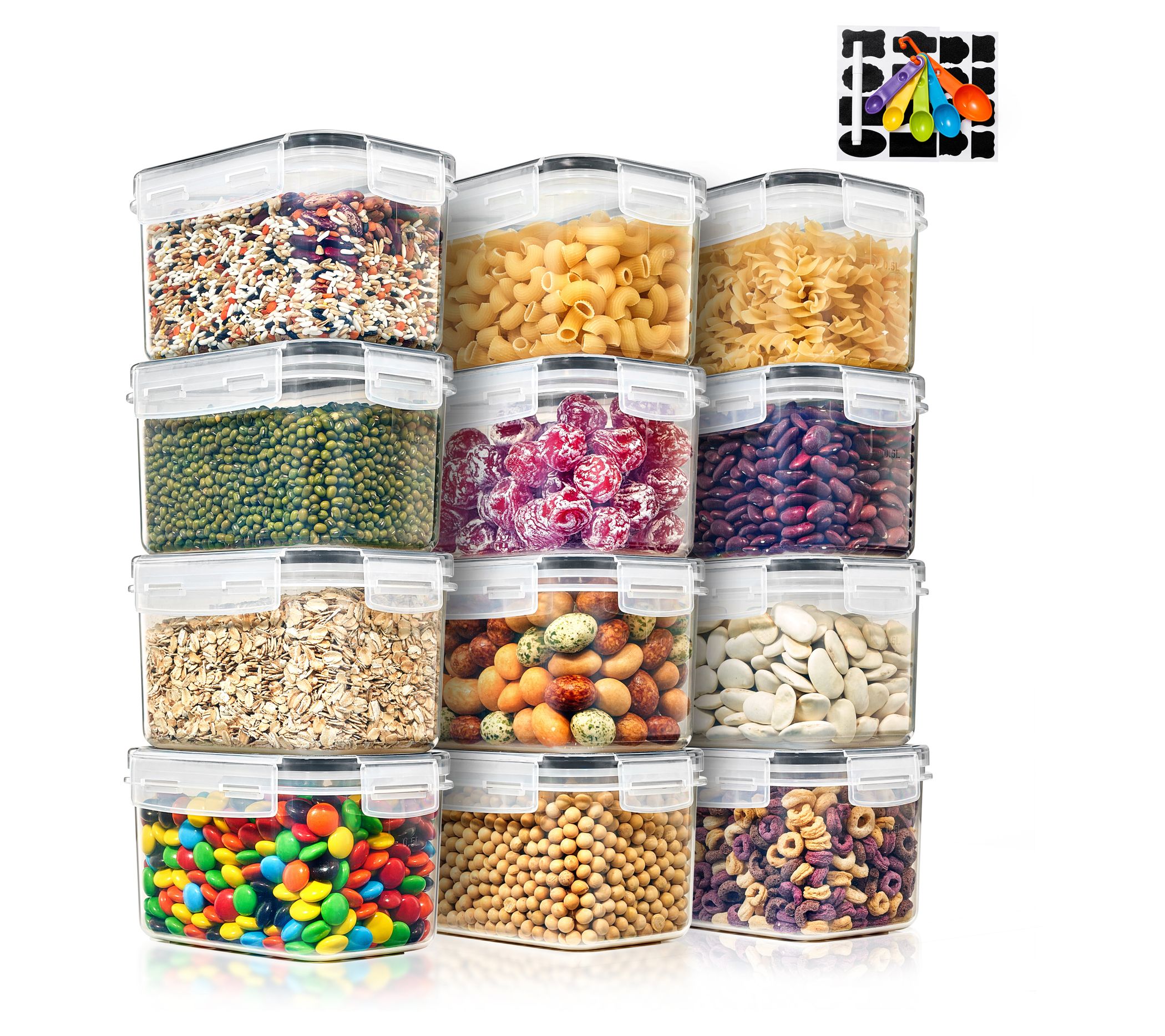Sorbus Airtight Food Storage Containers with Lids 12-Pack