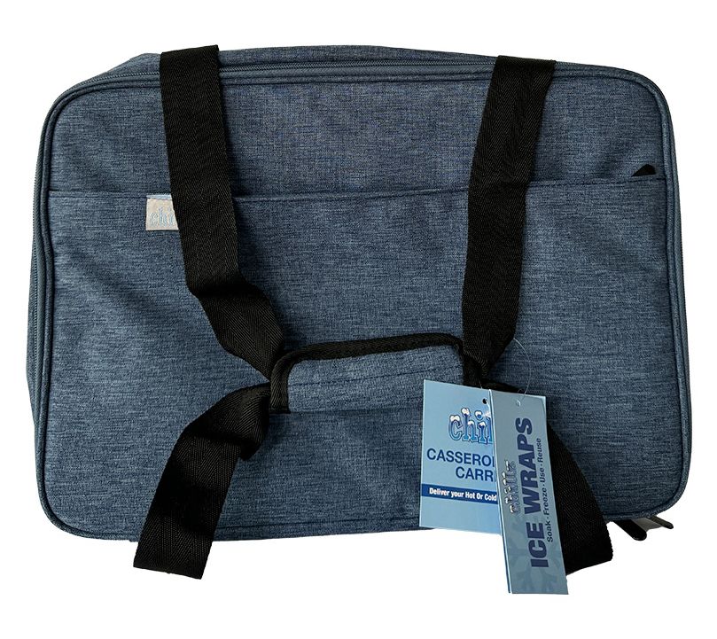 Chillz Casserole Carrier with One 24 Cell Ice Wrap