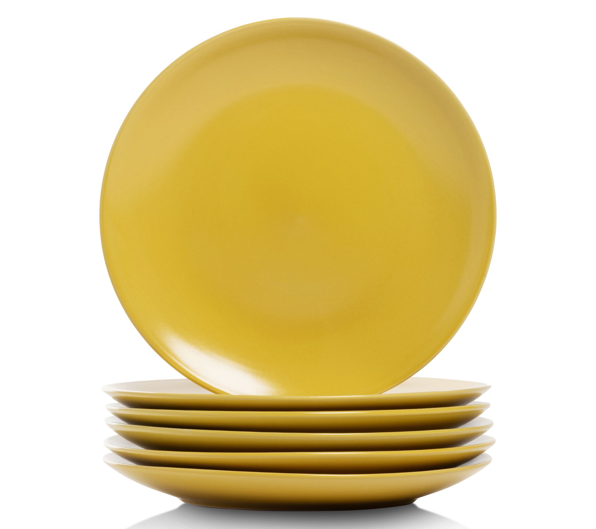 10 Strawberry Street Set of 6 Wazee Matte CoupeSalad Plate