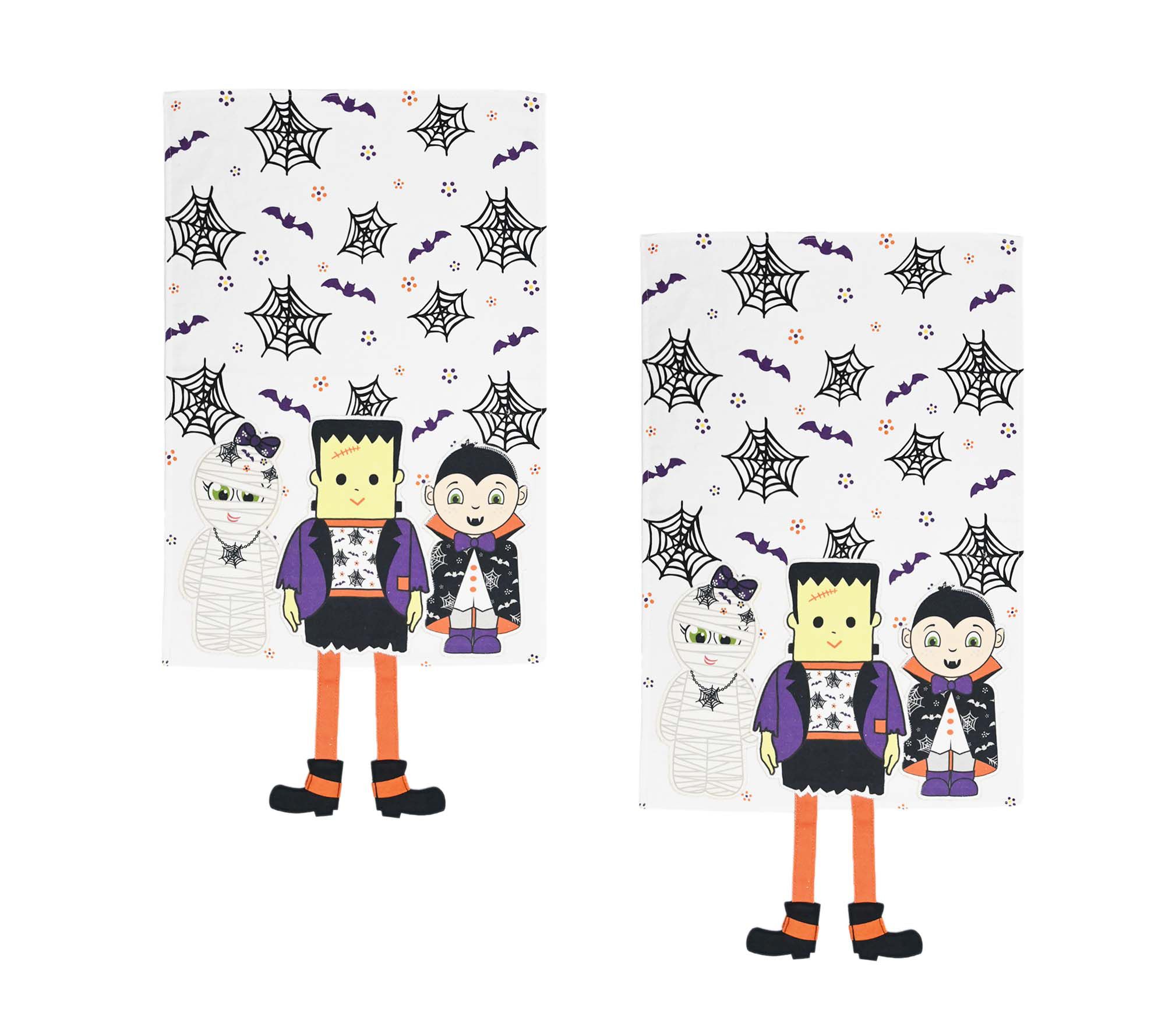 Temp-tations Seasonal Set of 2 Dangling Leg Towels