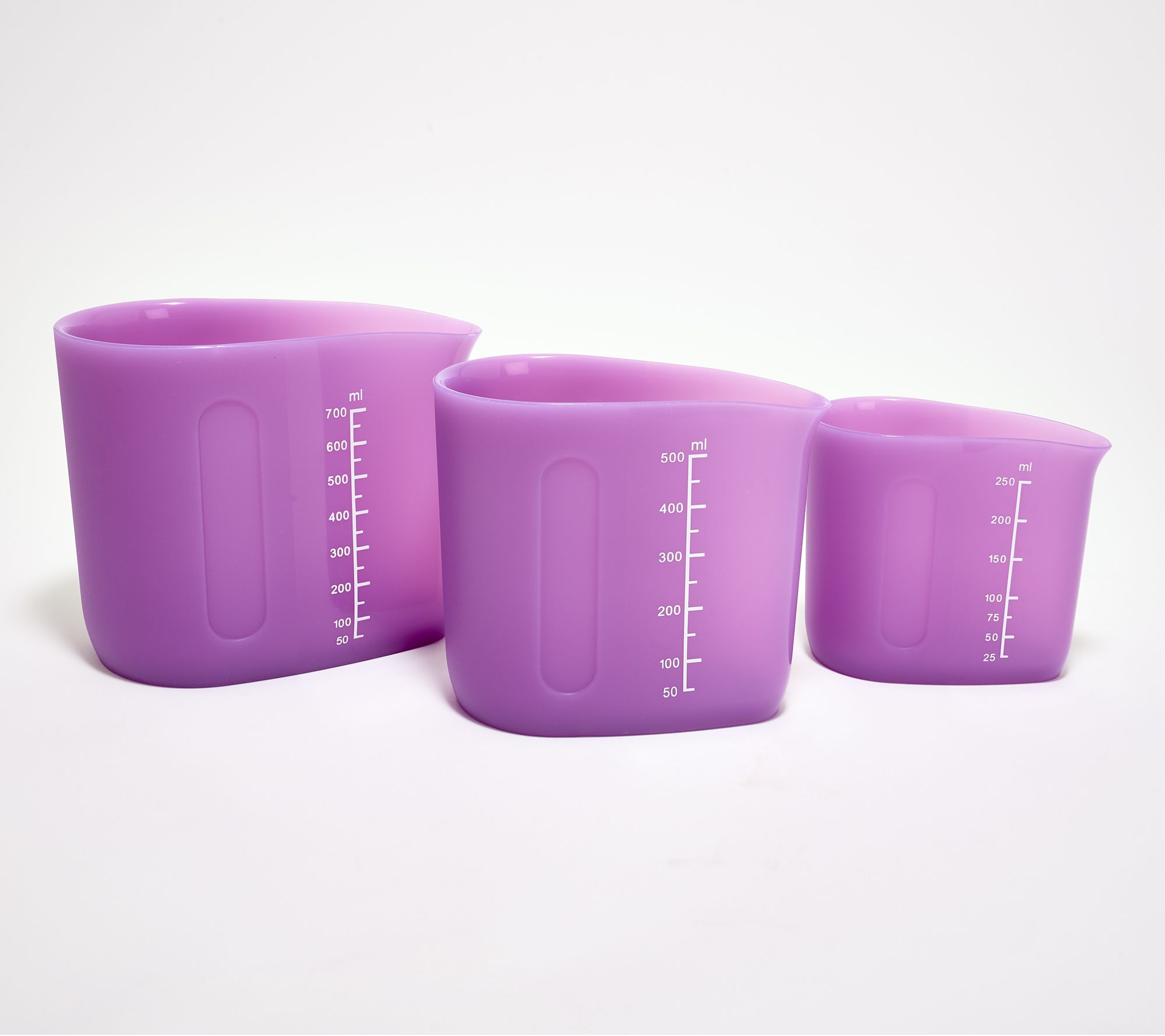 "As Is" KOCHBLUME S/3 Ergonomic SiliconeNesting Measuring Cups