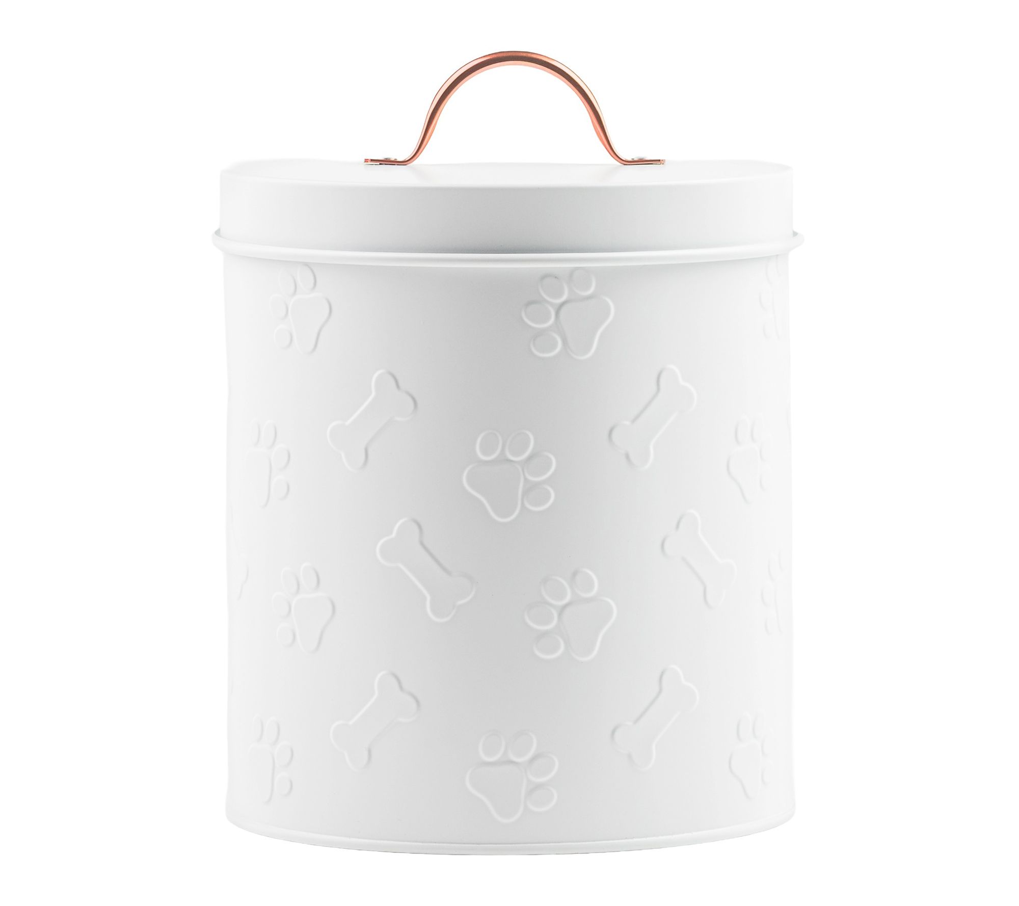 10 Strawberry Street Puppy Paws Matte Treat Canister, Small