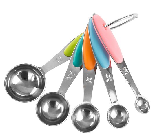 Classic Cuisine 5-Piece Stainless Steel Measuring Spoons