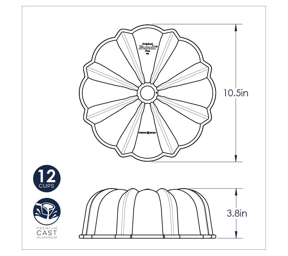 Nordic Ware Bronze Original Bundt Pan 