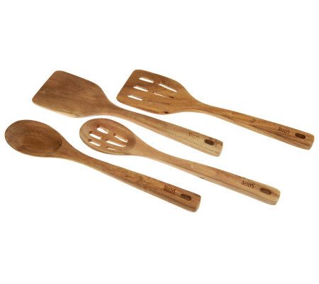 Acacia wood cooking utensil set (6pc)