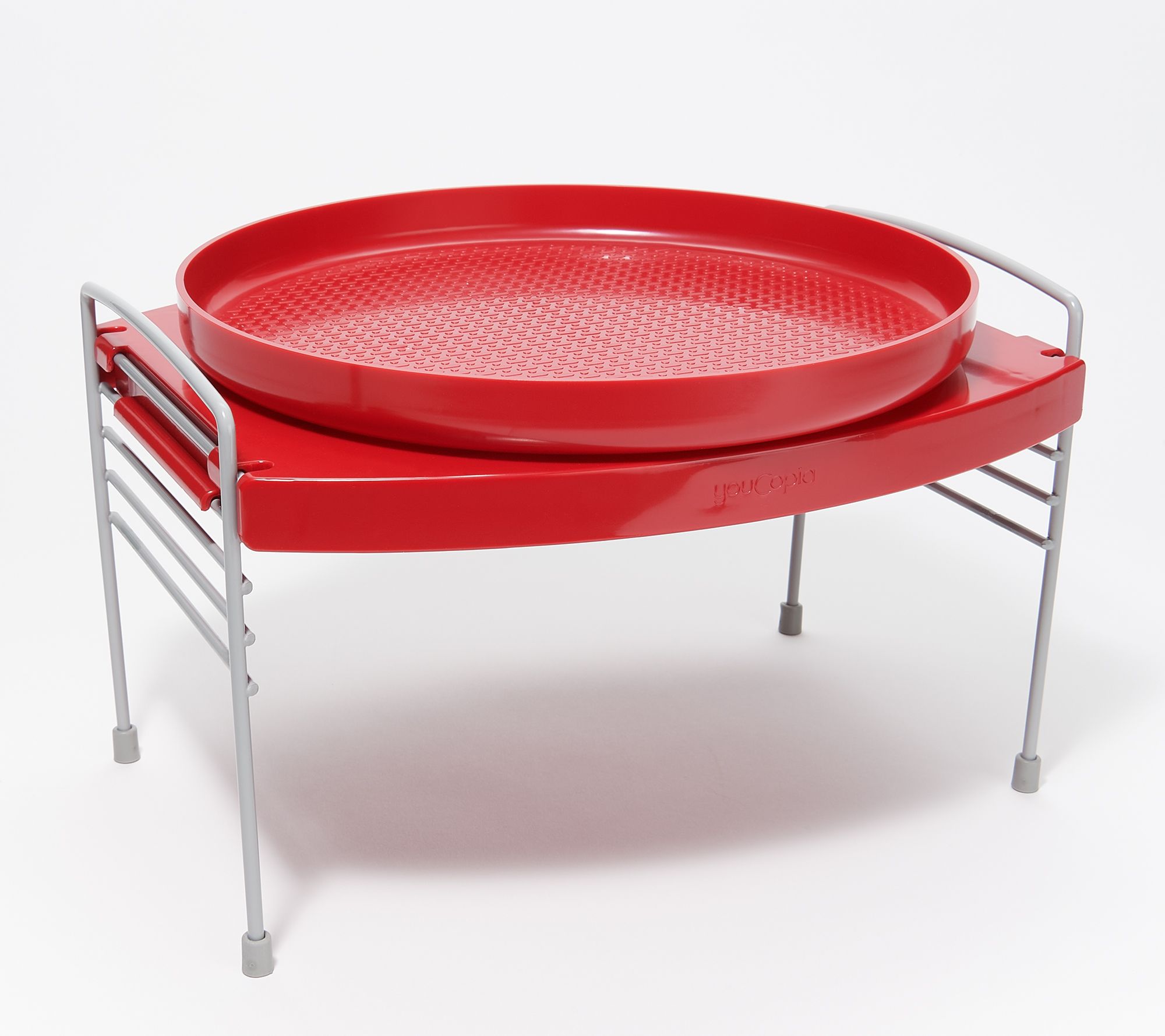 YouCopia Adjustable Storage Shelf with Turntable