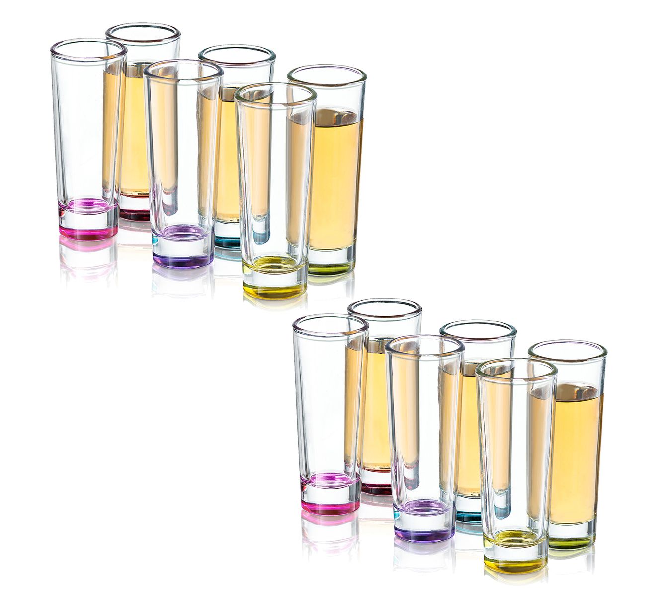 Joyjolt Revere Triangle Crystal - 2 Oz - Set Of 4 Shot Glass