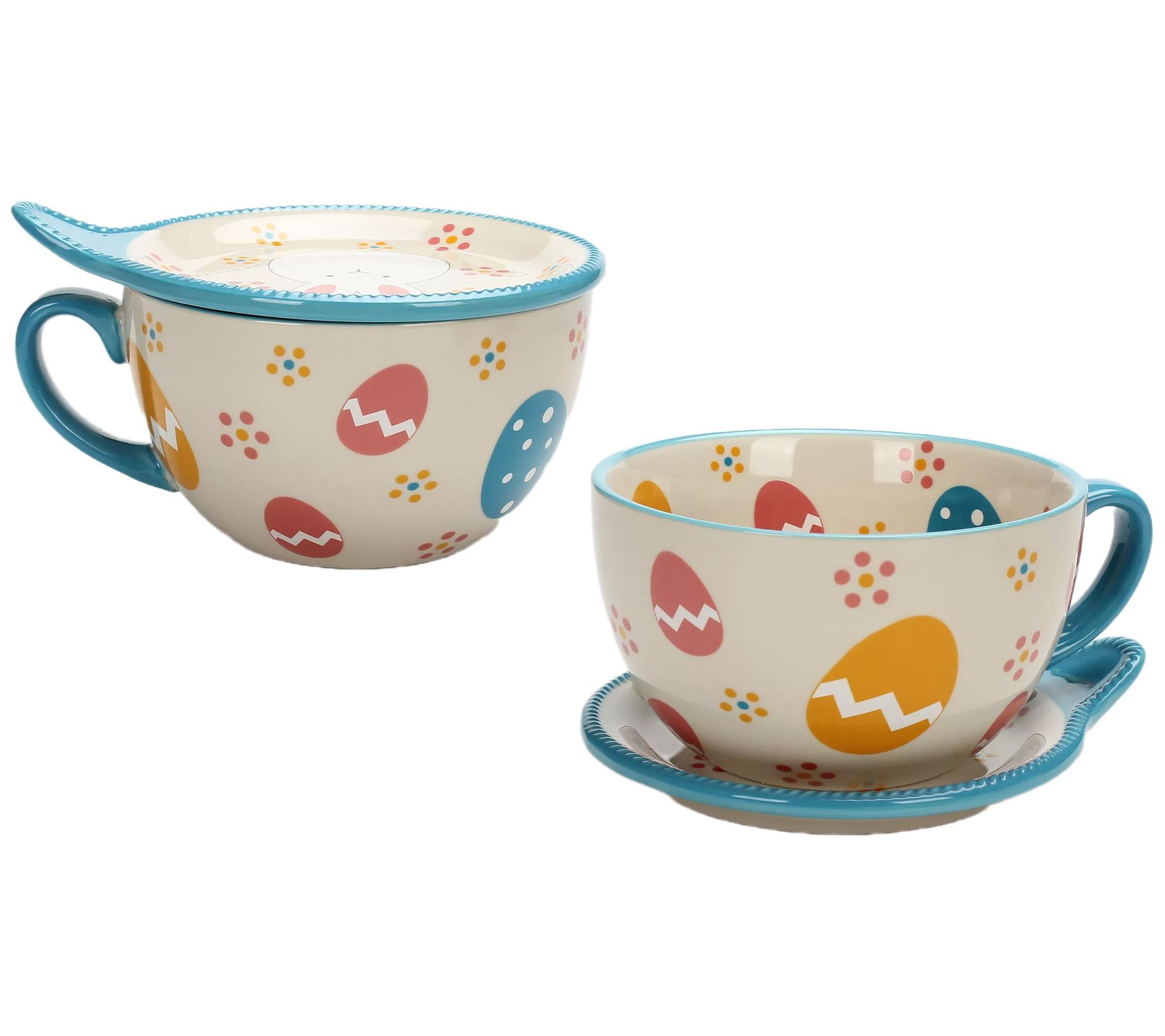 Temp-tations Set of (2) Soup Mugs with Lid-Its