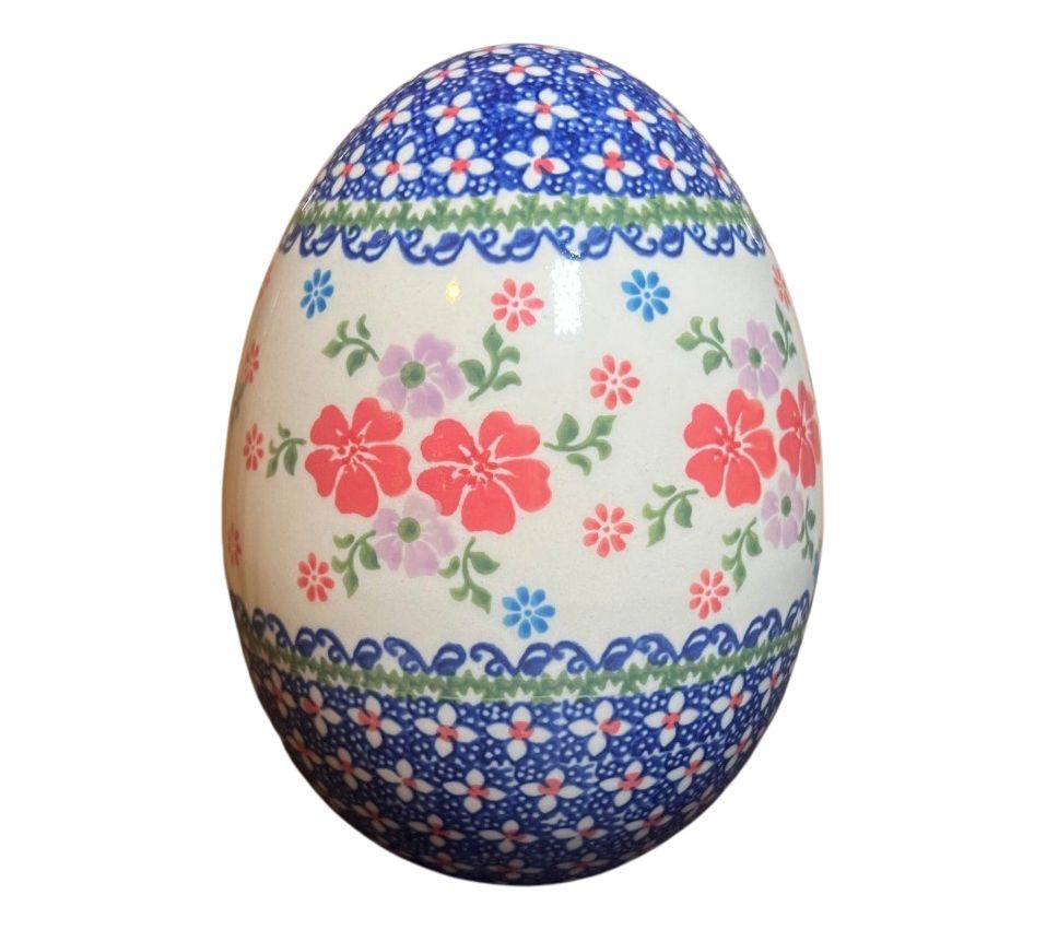 Lidia's Polish Pottery XL Egg Figurine