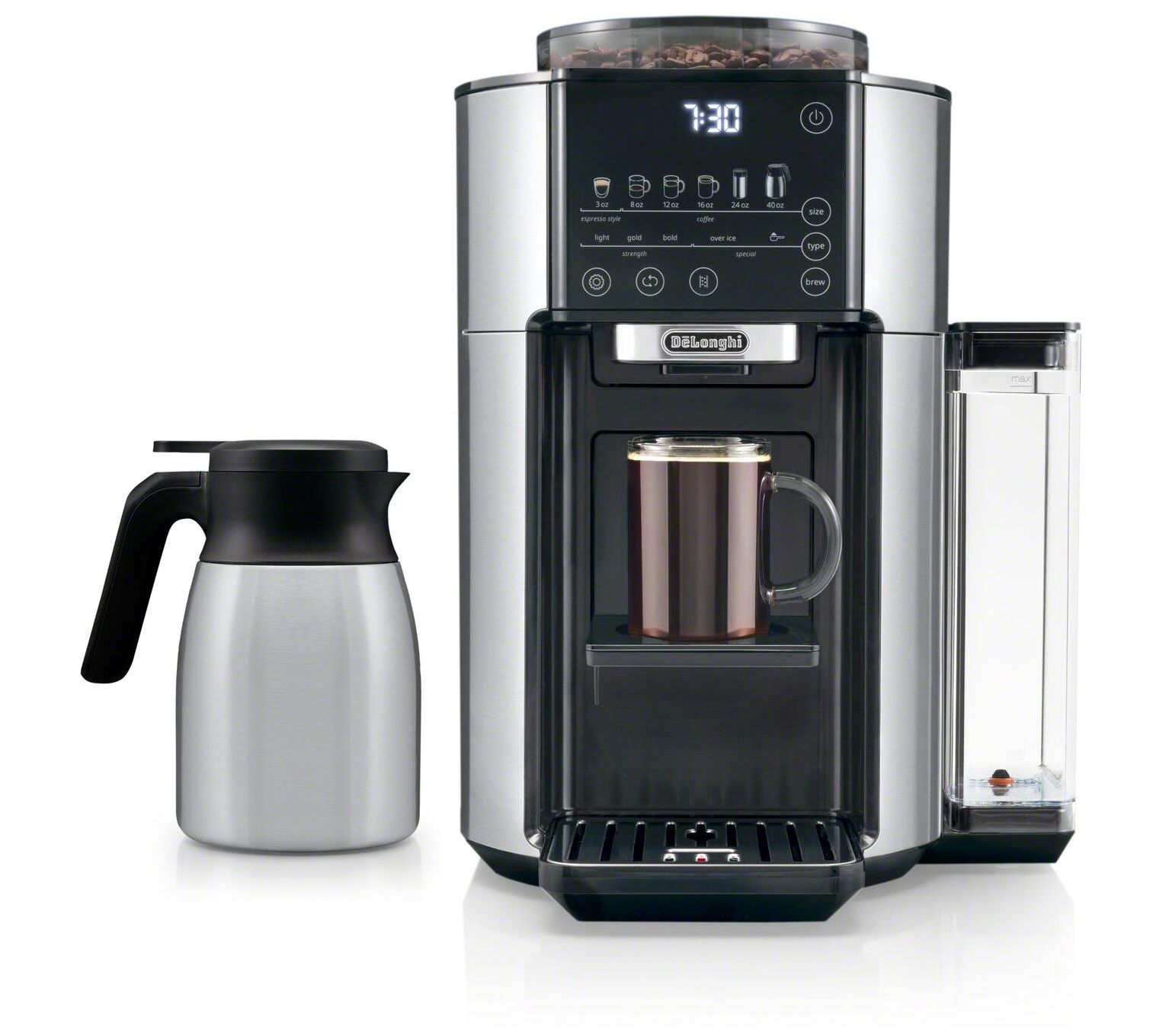 DeLonghi TrueBrew Automatic Drip Coffee Maker w/Thermal Carafe