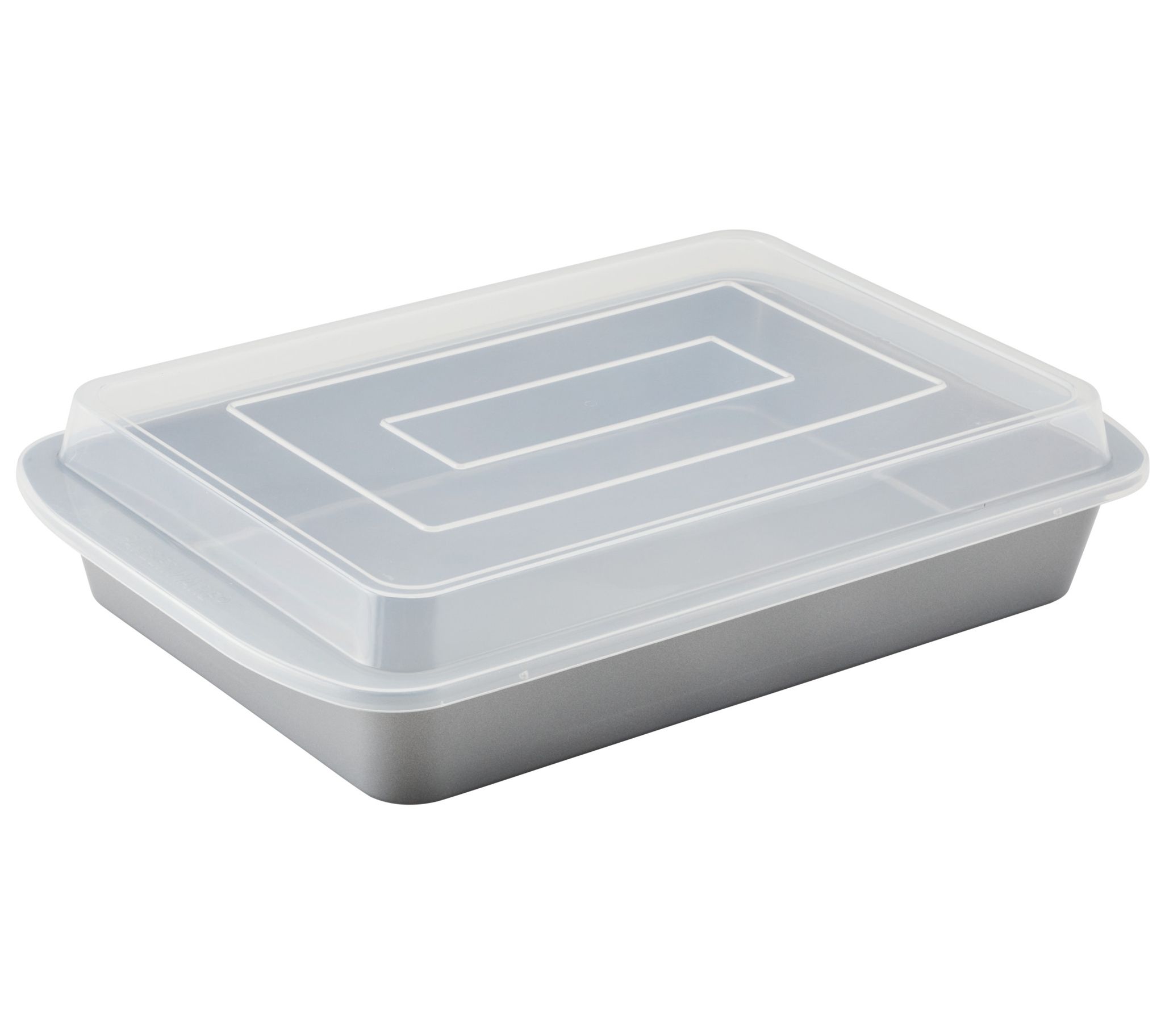 Farberware Golden Bake Nonstick Rectangular Cake Pan with Lid