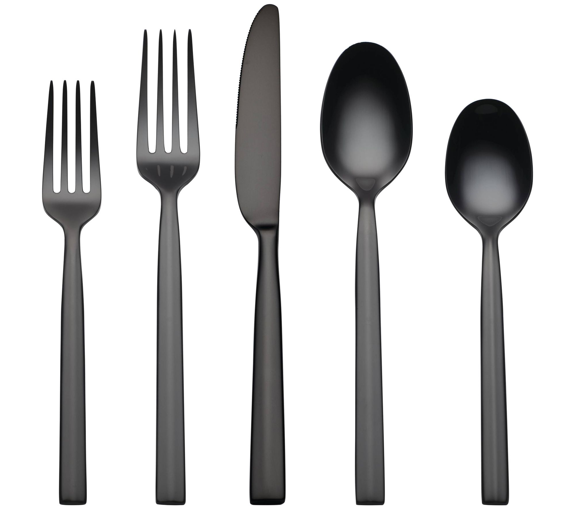 Cambridge Aero Black Mirror 20-Piece Flatware S et