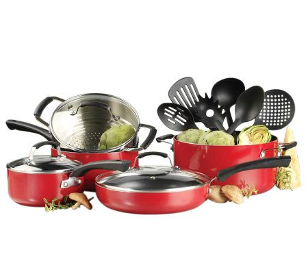 Metro Marketing Mini 12 Piece Stainless Steel Cookware Set - QVC.com
