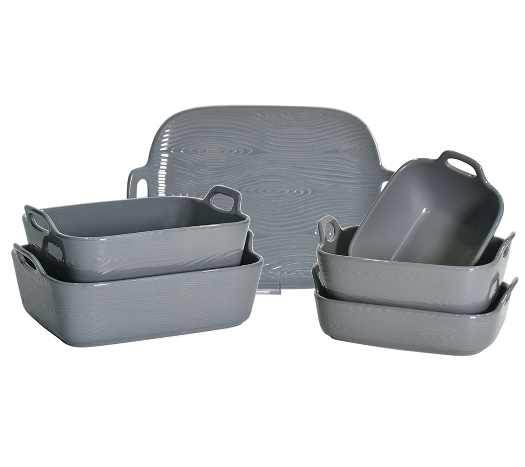 "As Is" Temp- tations Woodland 6-Pc Nostalgic Bakeware Set
