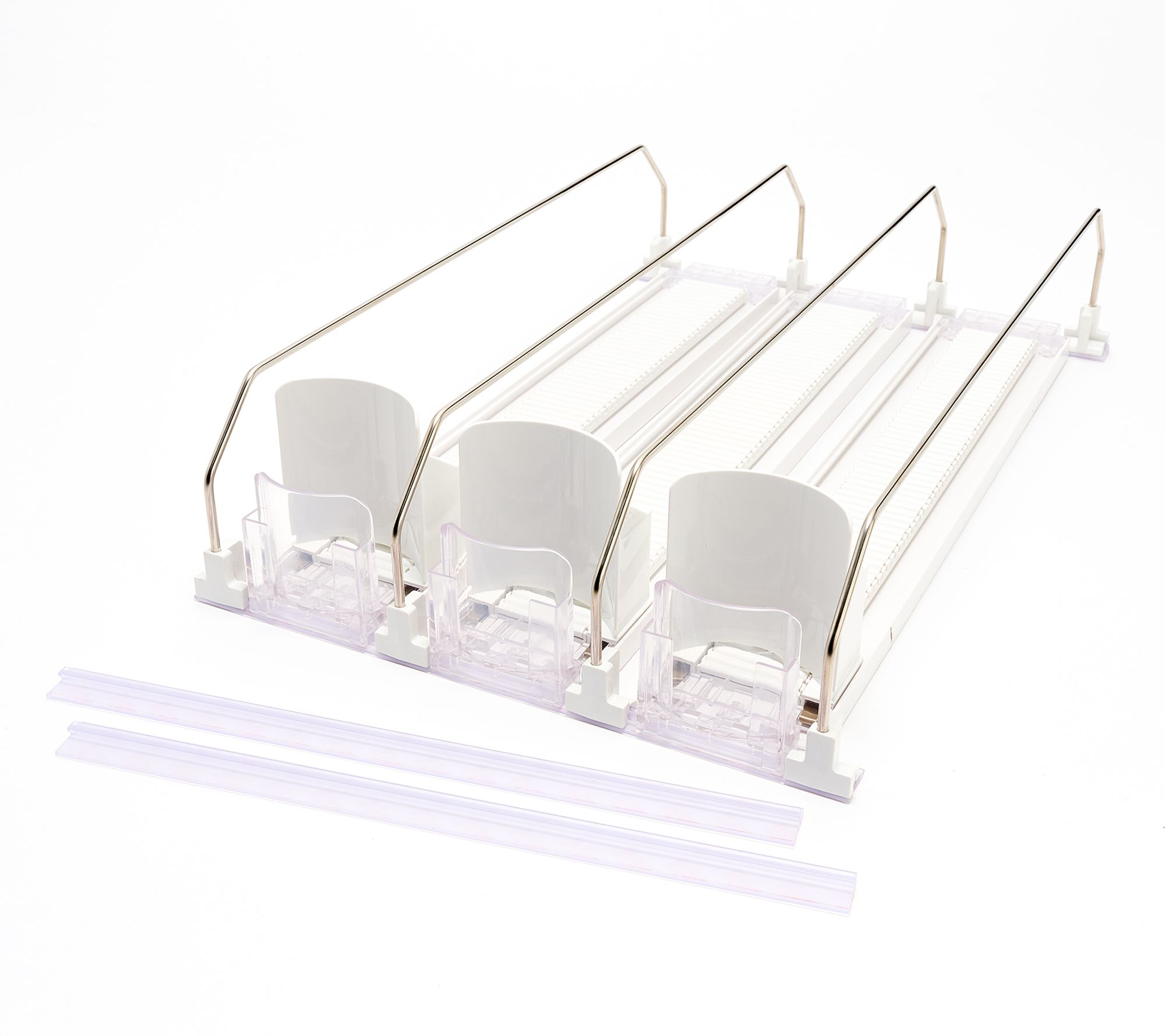 "As Is" Cella Spring-Loaded Fridge Drink Organizer & Dispenser