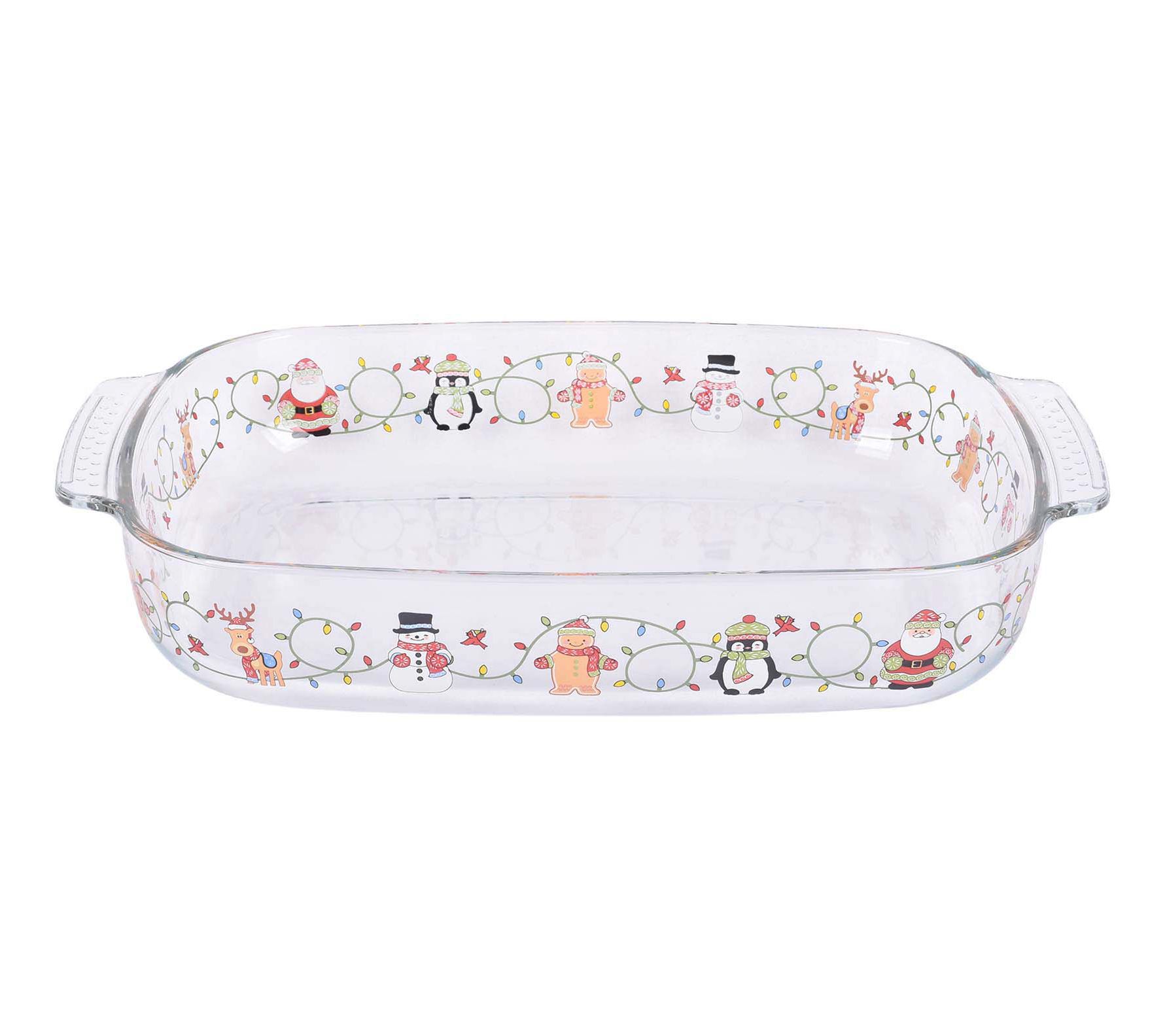 "As Is" Temp-tations 13" x 9" Borosilicate Glass Baker