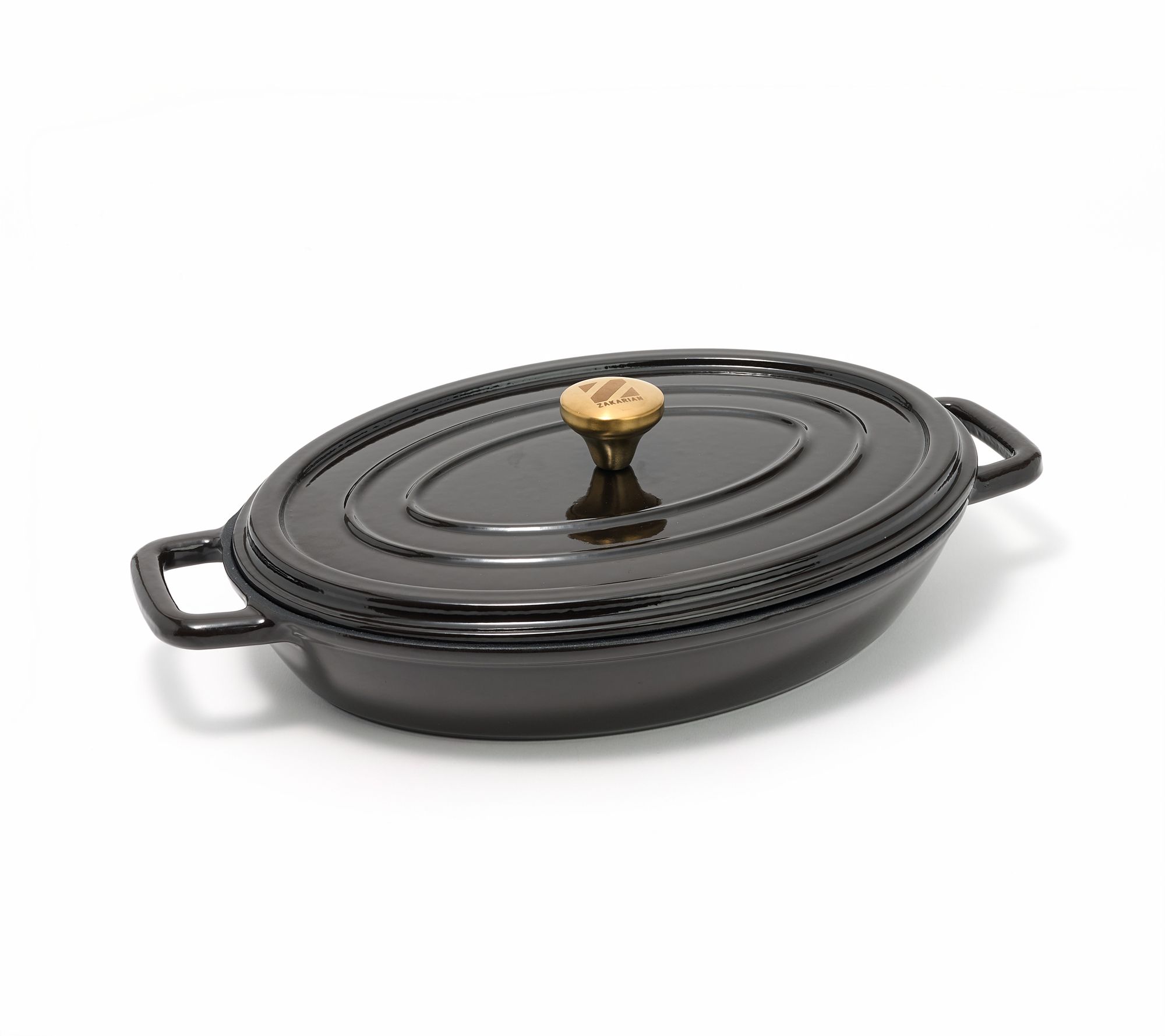 Geoffrey Zakarian 2.75-qt Cast Iron Oval Casserole w/lid