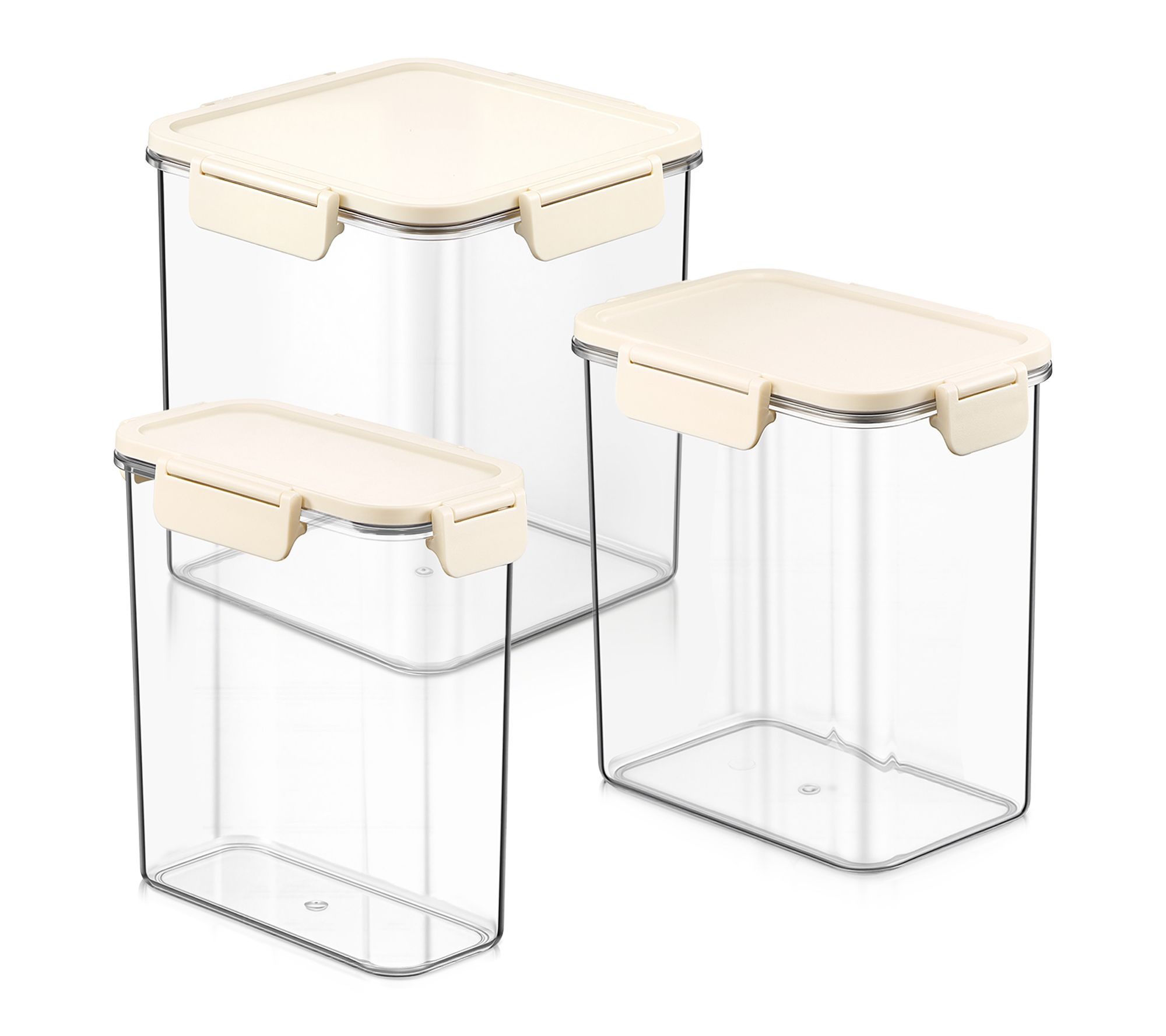 Sorbus Airtight Plastic Food Container Medium mix Combo 3 Pack