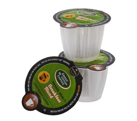 Keurig 24 Vue Packs Green Mountain Breakfast Blend Travel Mug Size 