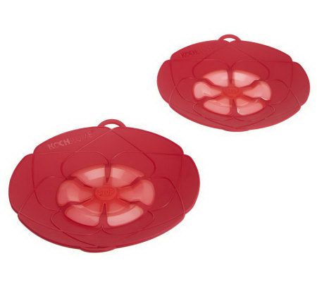 KOCHBLUME Set of 2 Spill Stoppers on QVC 