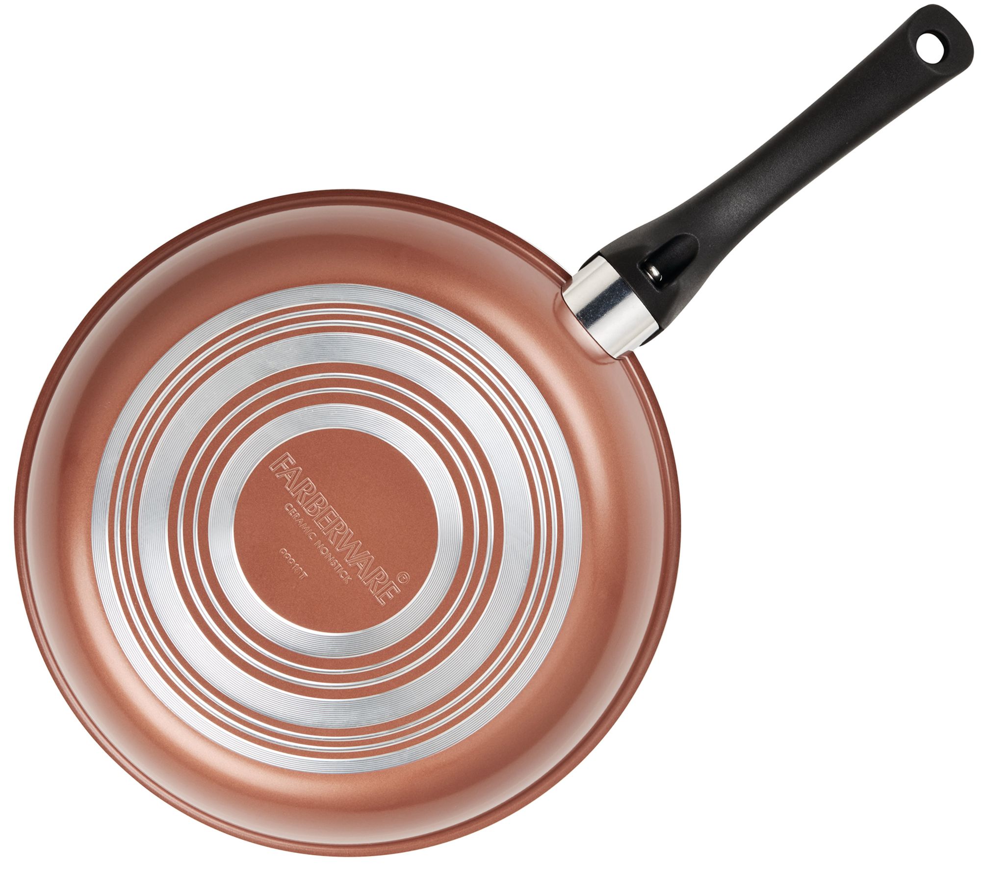 Farberware Glide Copper Ceramic 8 Nonstick Covered Egg Poacher