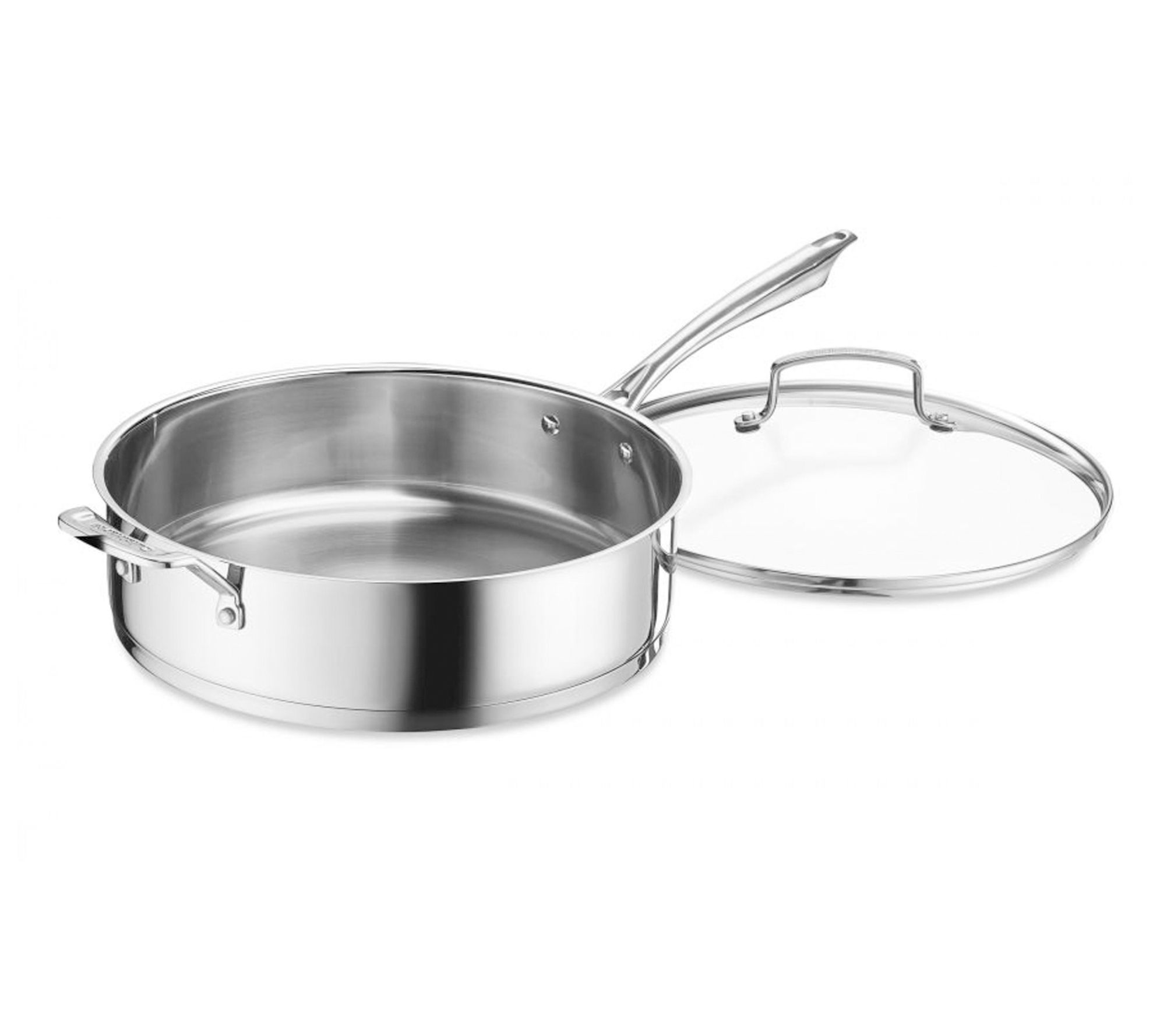 Cuisinart 6 Quart Saute Pan with Helper Handlend Cover