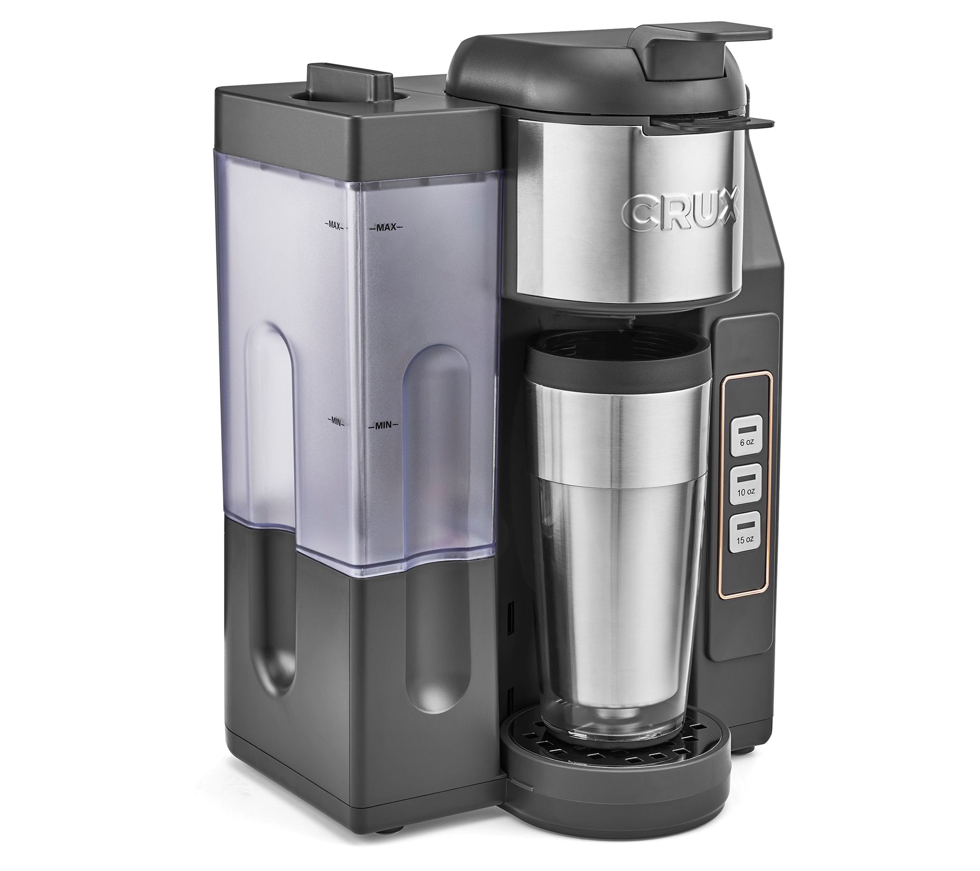 CRUX KCup Single Serve Coffee Maker with WaterTank