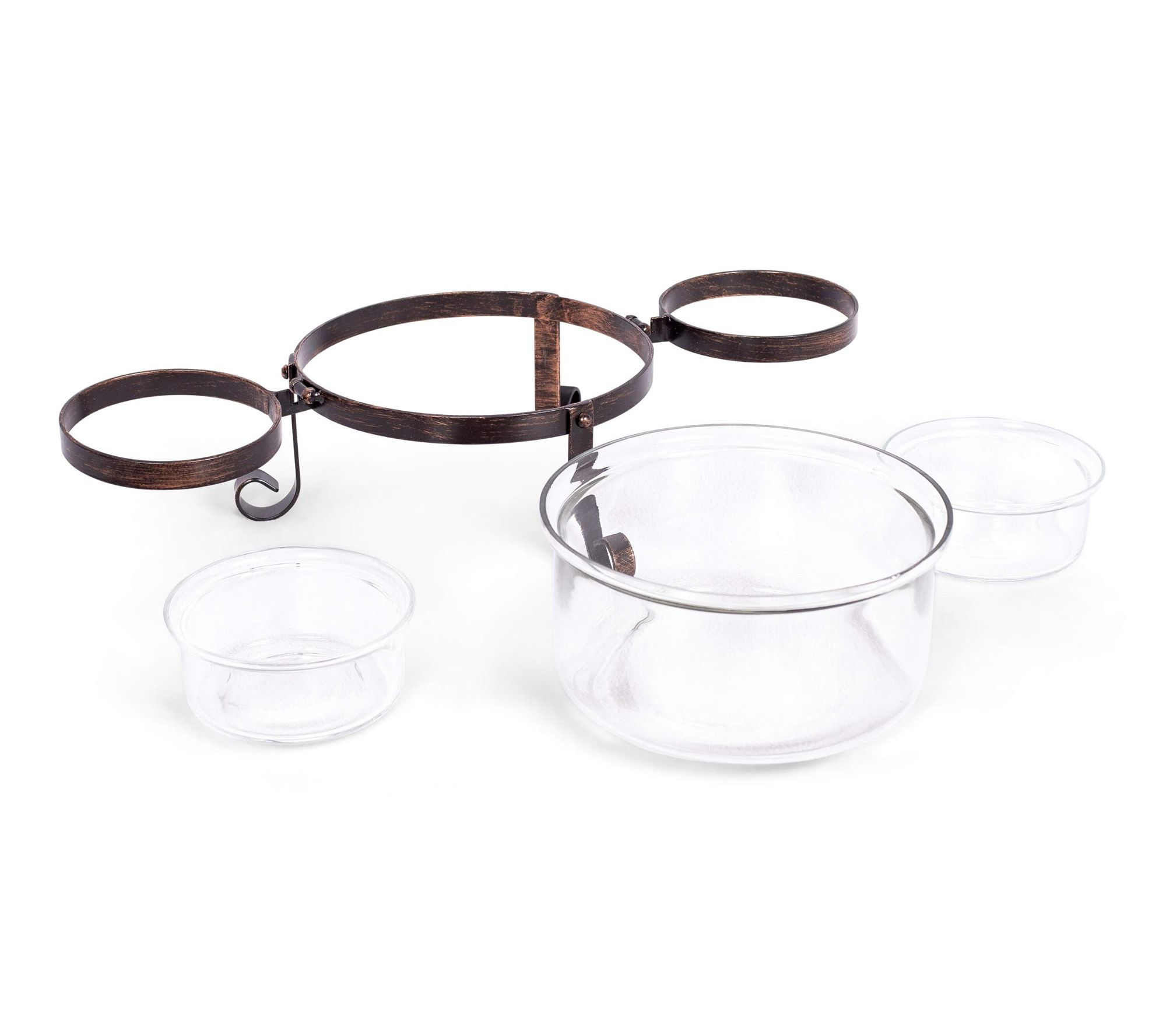 BirdRock Home 3-Piece Chip and Dip Serving Set