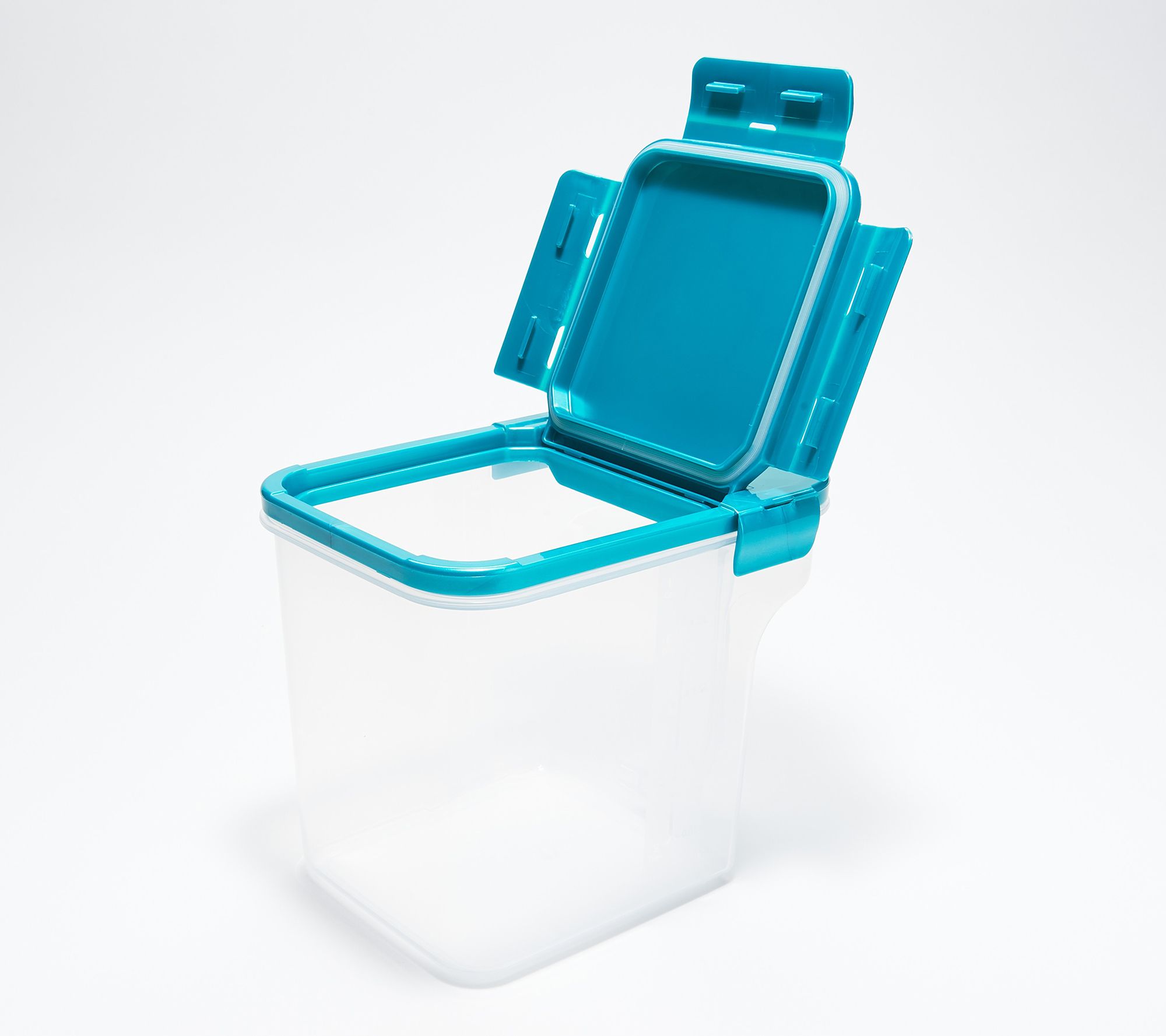 LocknLock Set of (2) 11Cup Flip Top Containers with Handles