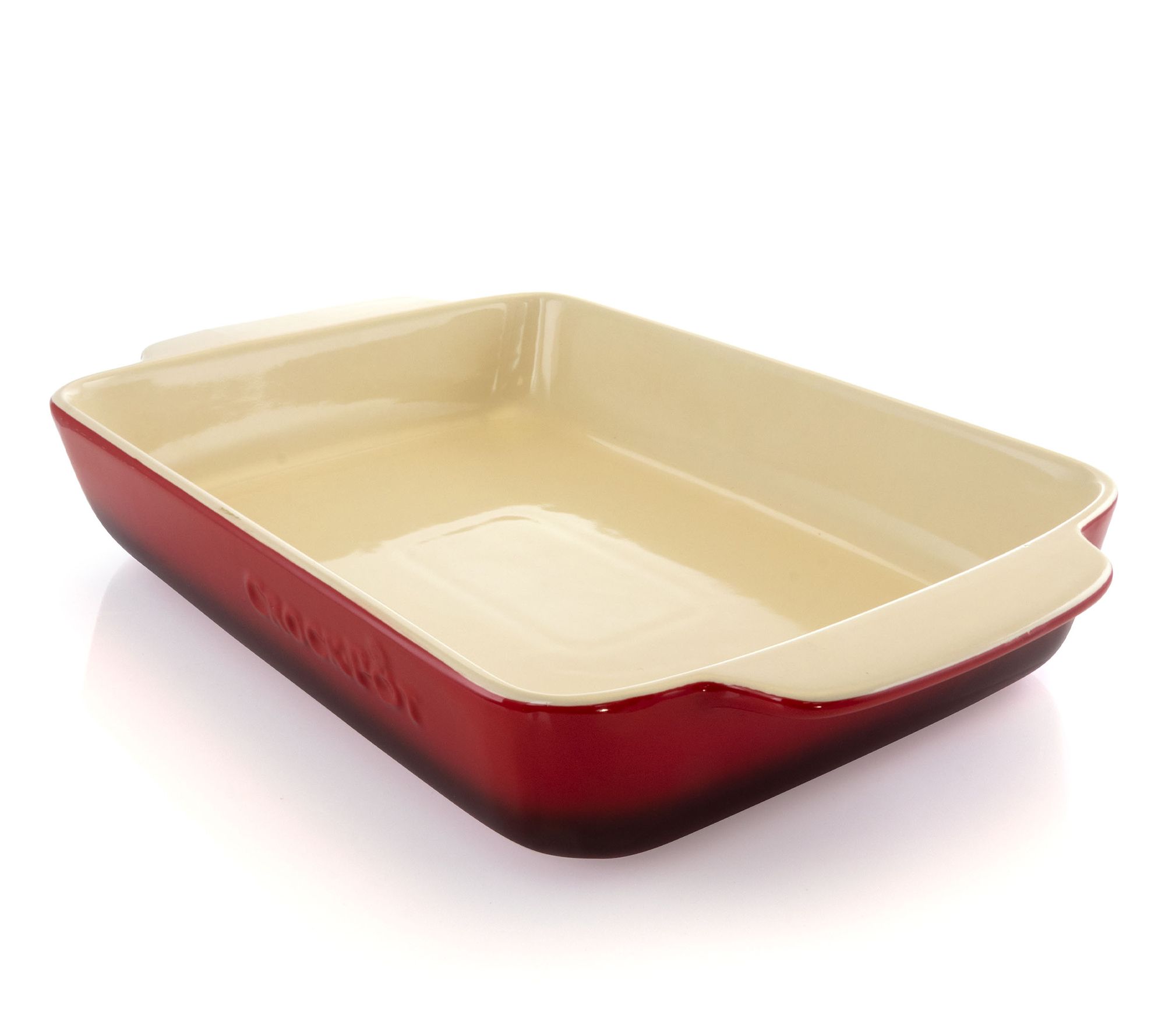 Crockpot Appleton 2 Quart Oval Stoneware Casserole Dish In Red With Glass  Lid : Target