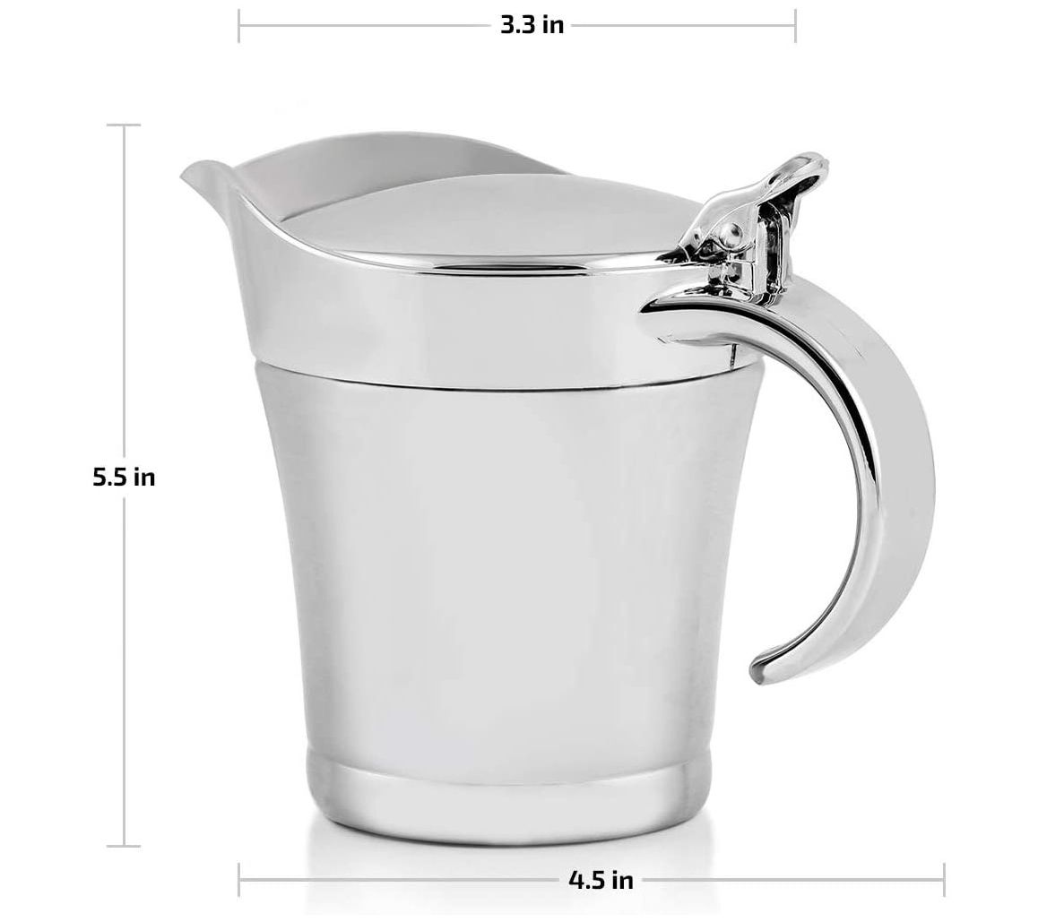 Ovente Stainless Steel Wall-Insulated Gravy Boat - QVC.com