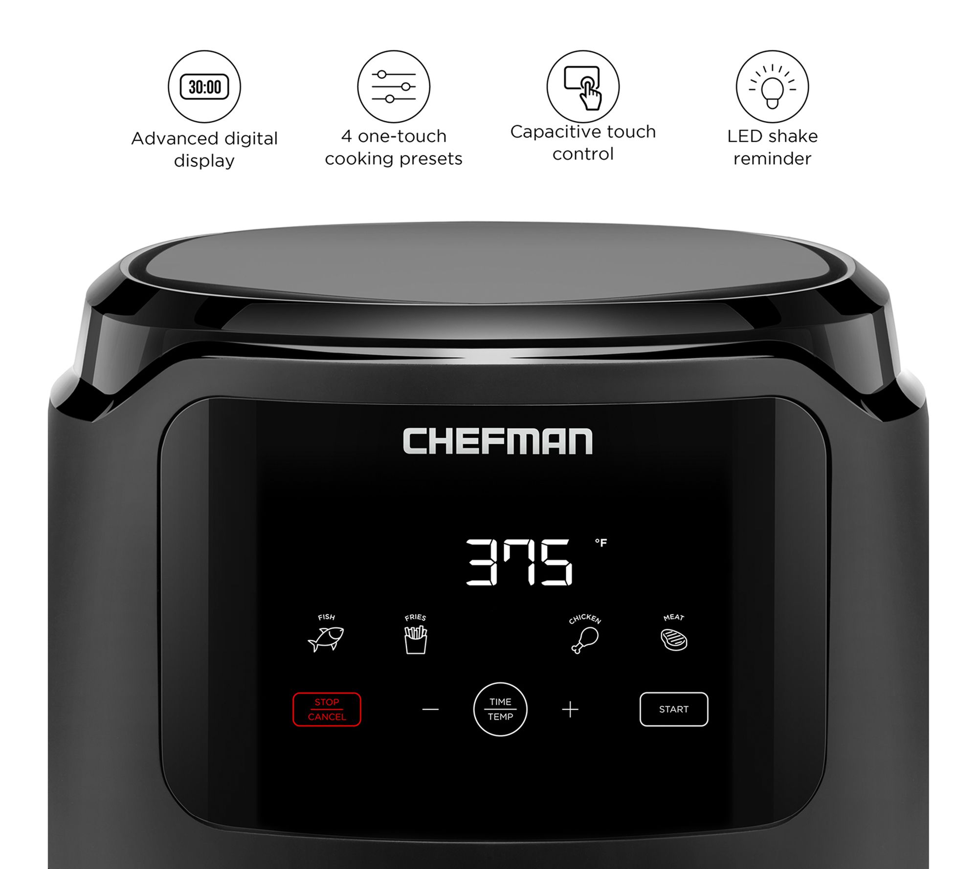 Chefman 5 Quart Digital Air Fryer - Stainless Steel