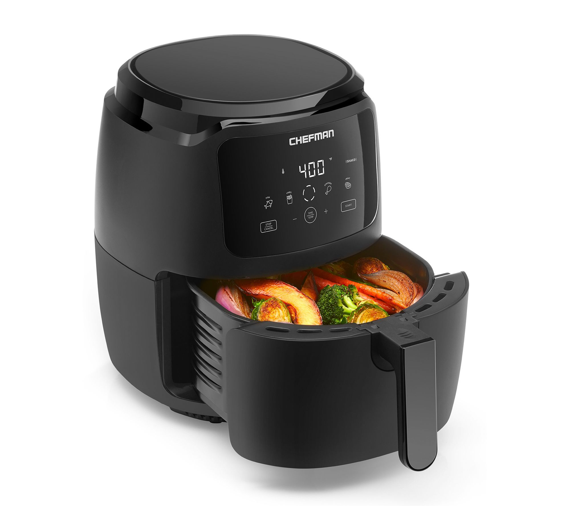5-Quart Chefman TurboFry Touch Stainless Steel Air Fryer