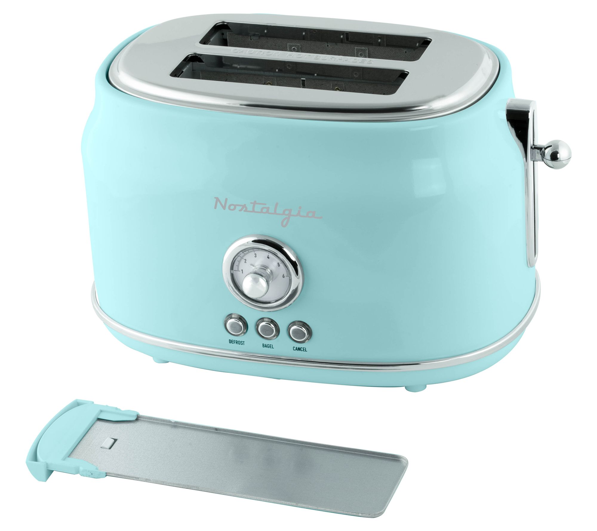 Nostalgia My Mini Single Slice Toaster = Retro Look Aqua/Teal