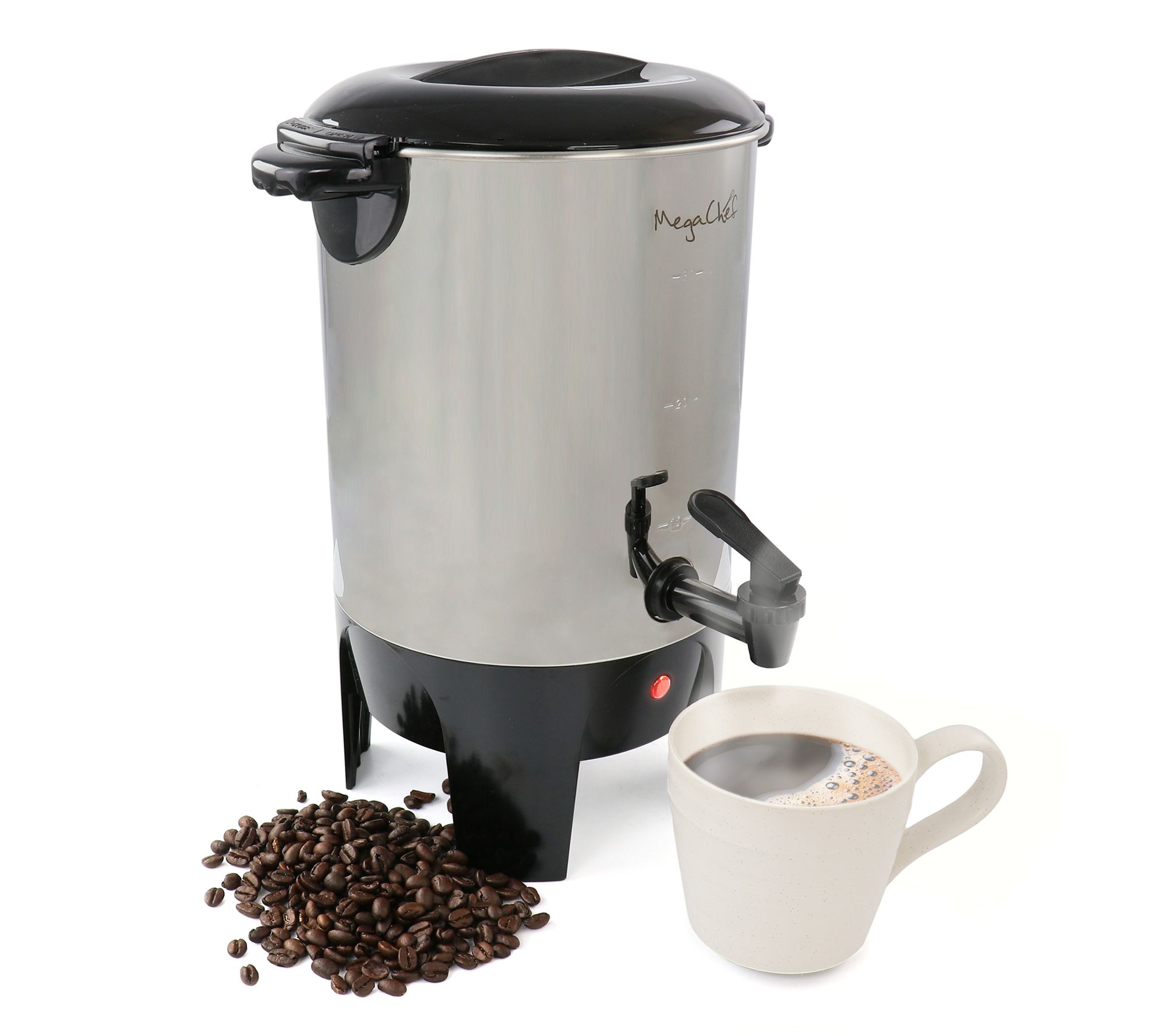 West Bend Large Capacity 55-Cup Coffee Maker, in Stainless Steel