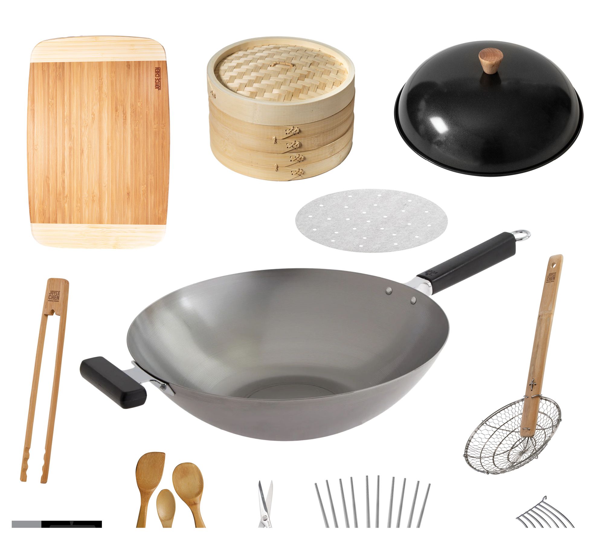 Joyce Chen Professional Series Uncoated 14" WokBundle