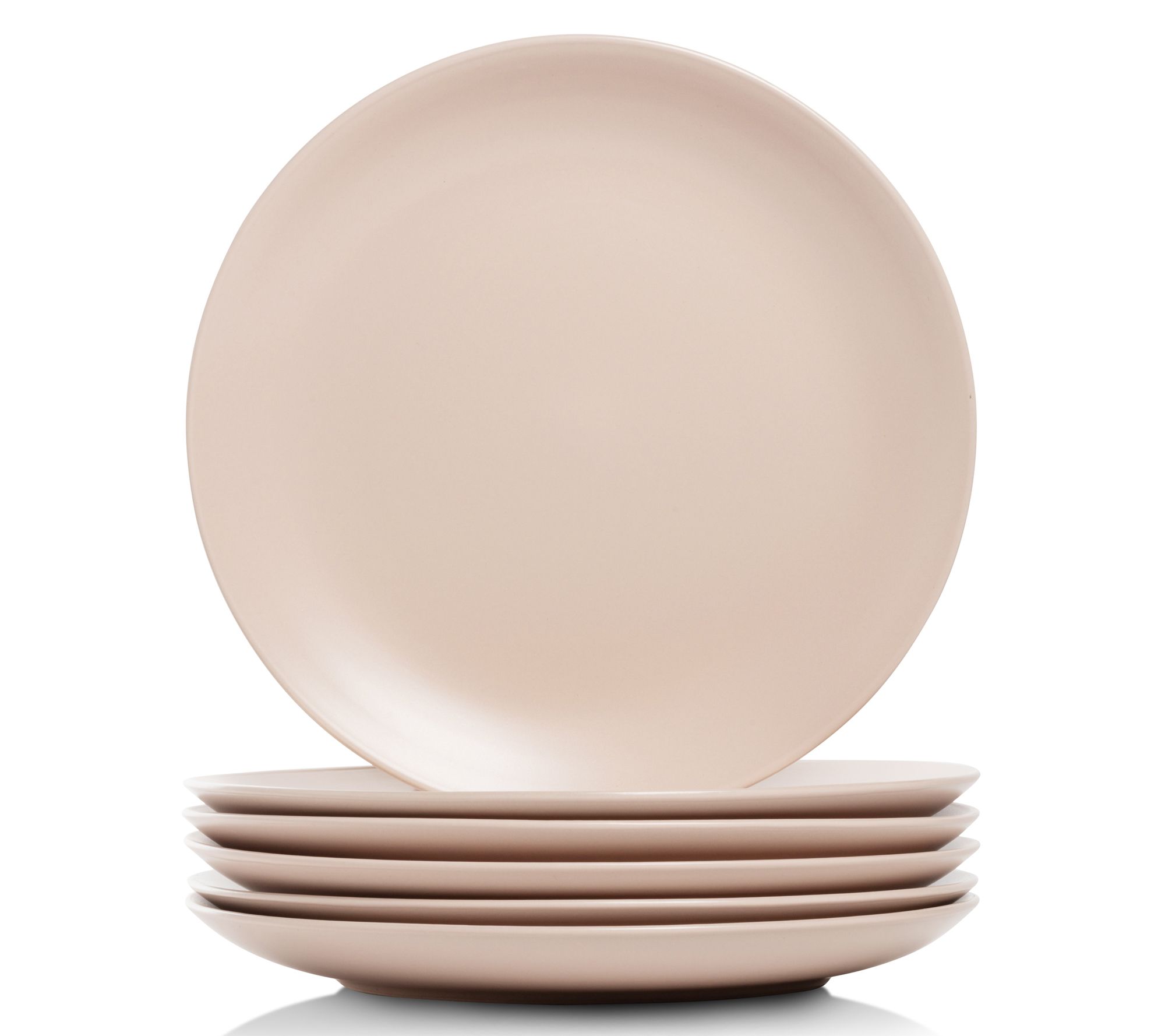 10 Strawberry Street Set of 6 Wazee Matte CoupeDinner Plate