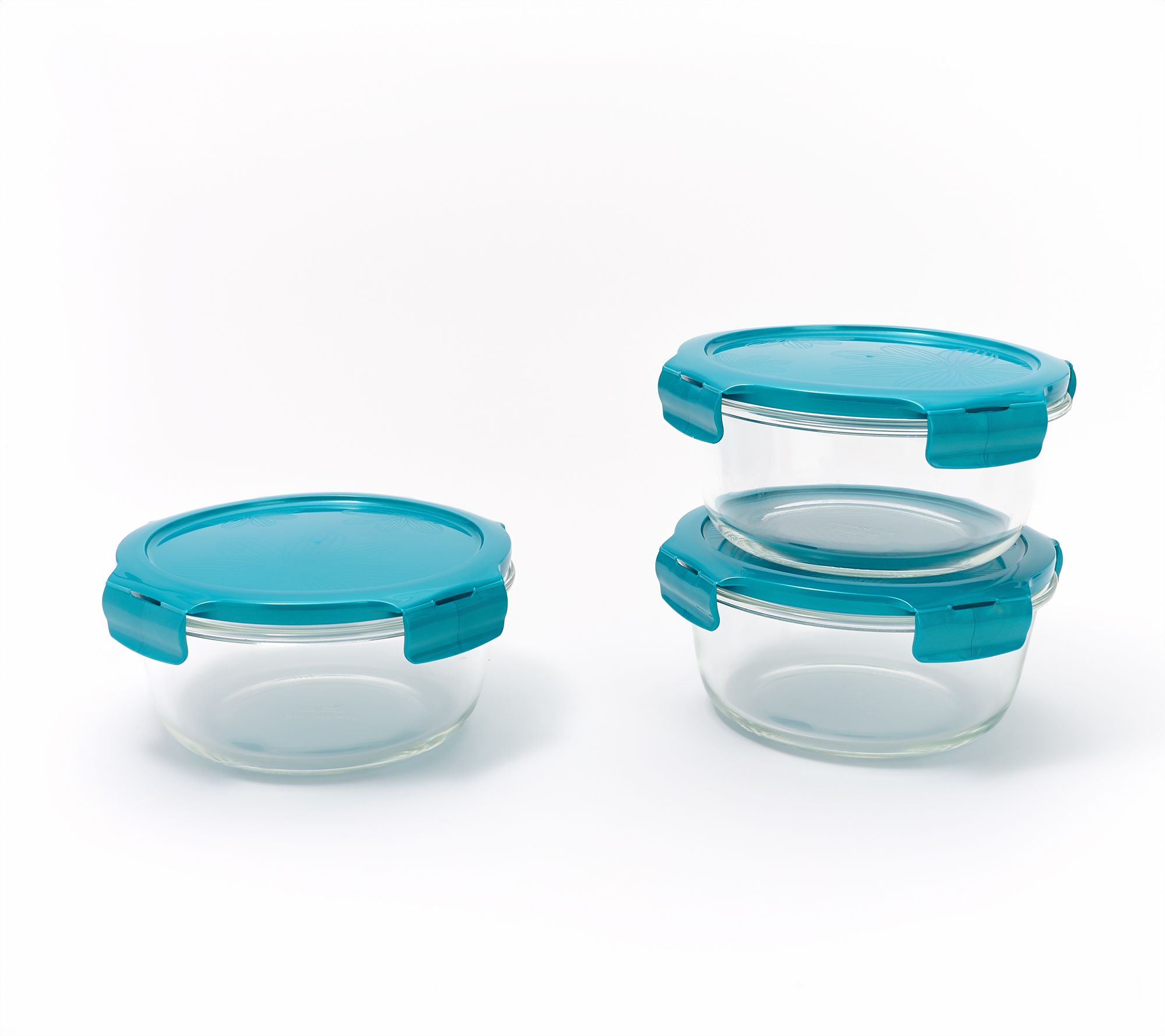 LocknLock S/3 Glass Bowl Storage Container Set