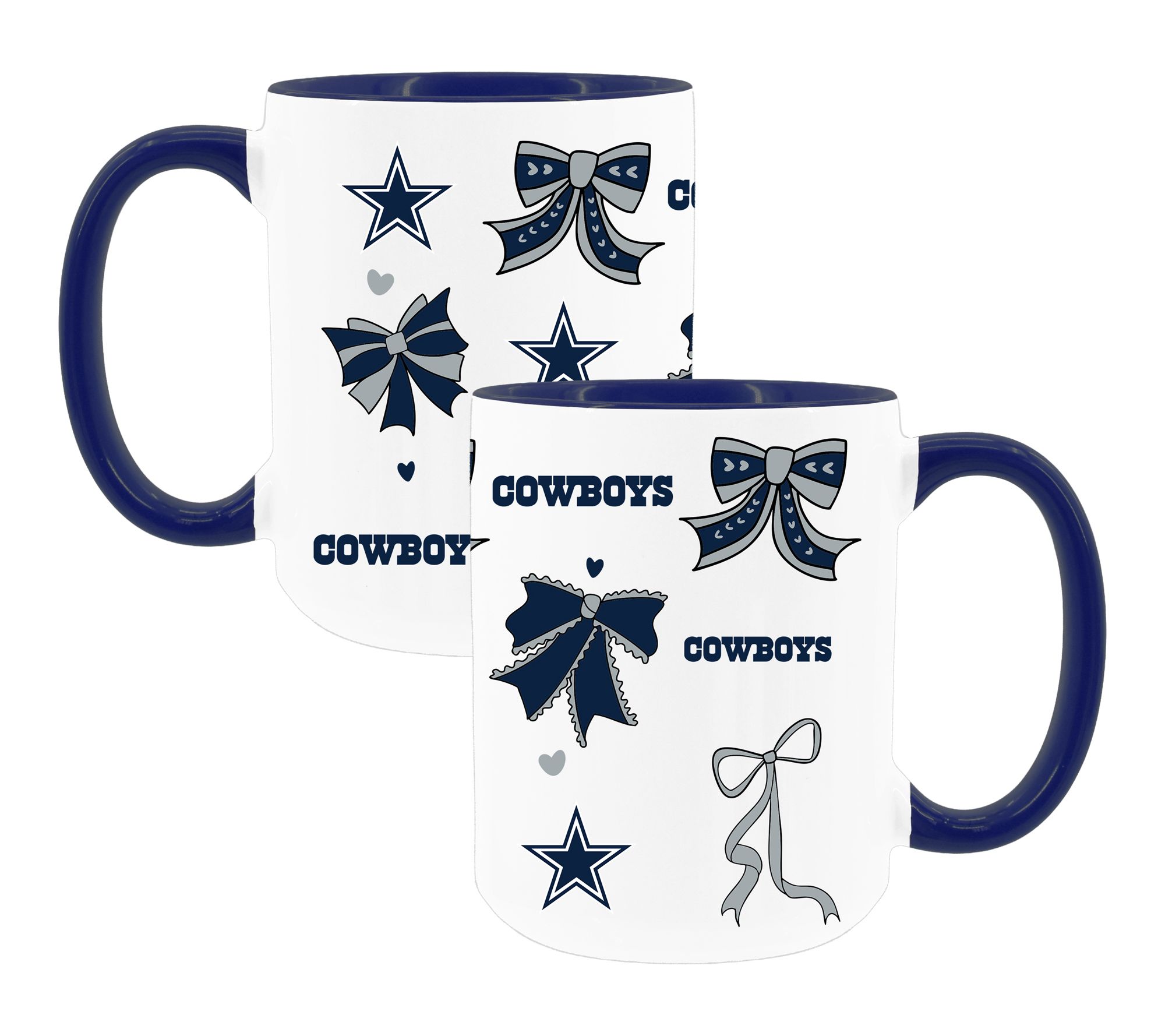 Memory Company NFL 2 pack 15oz Bow Coffee Mug