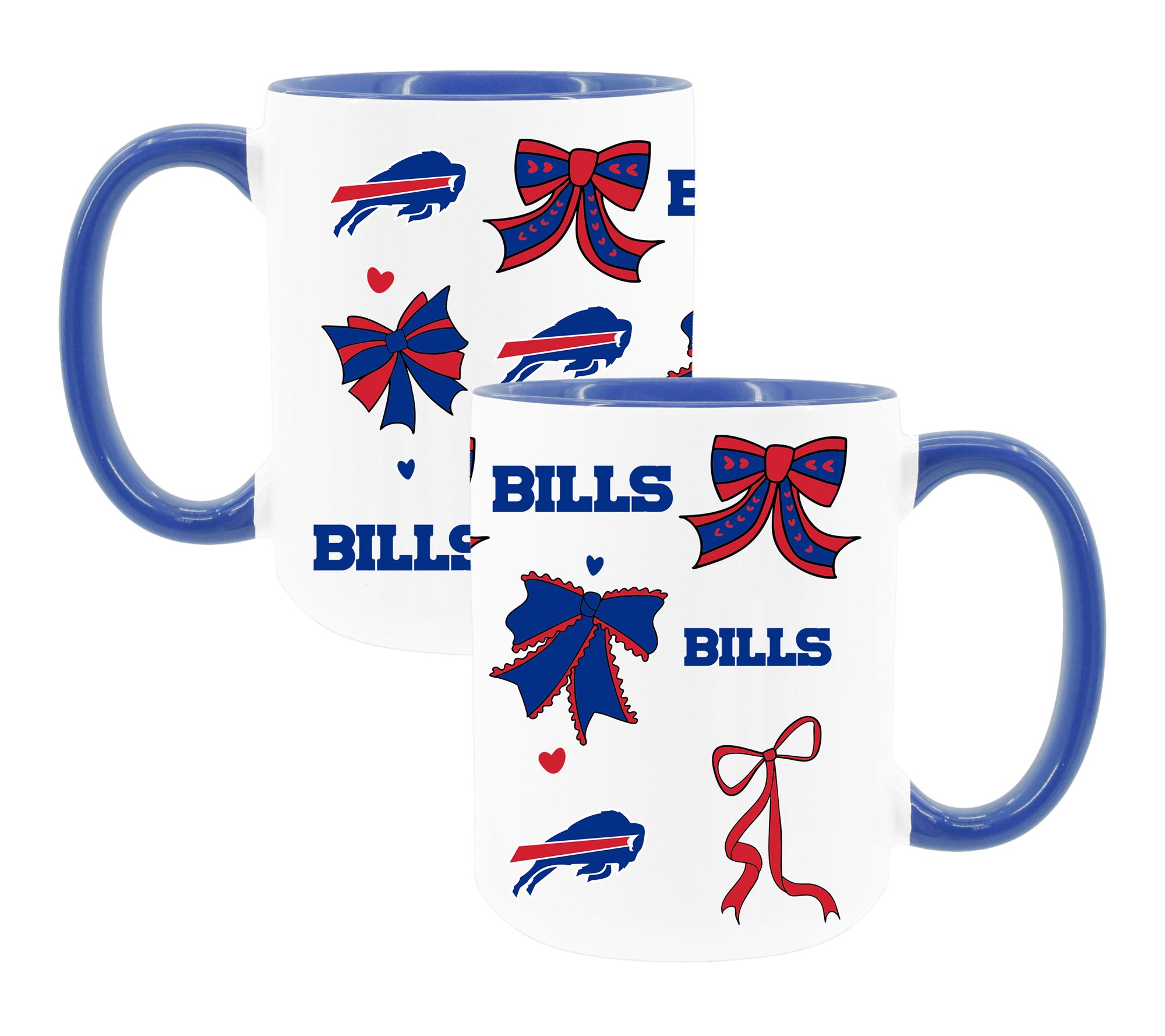 Memory Company NFL 2 pack 15oz Bow Coffee Mug