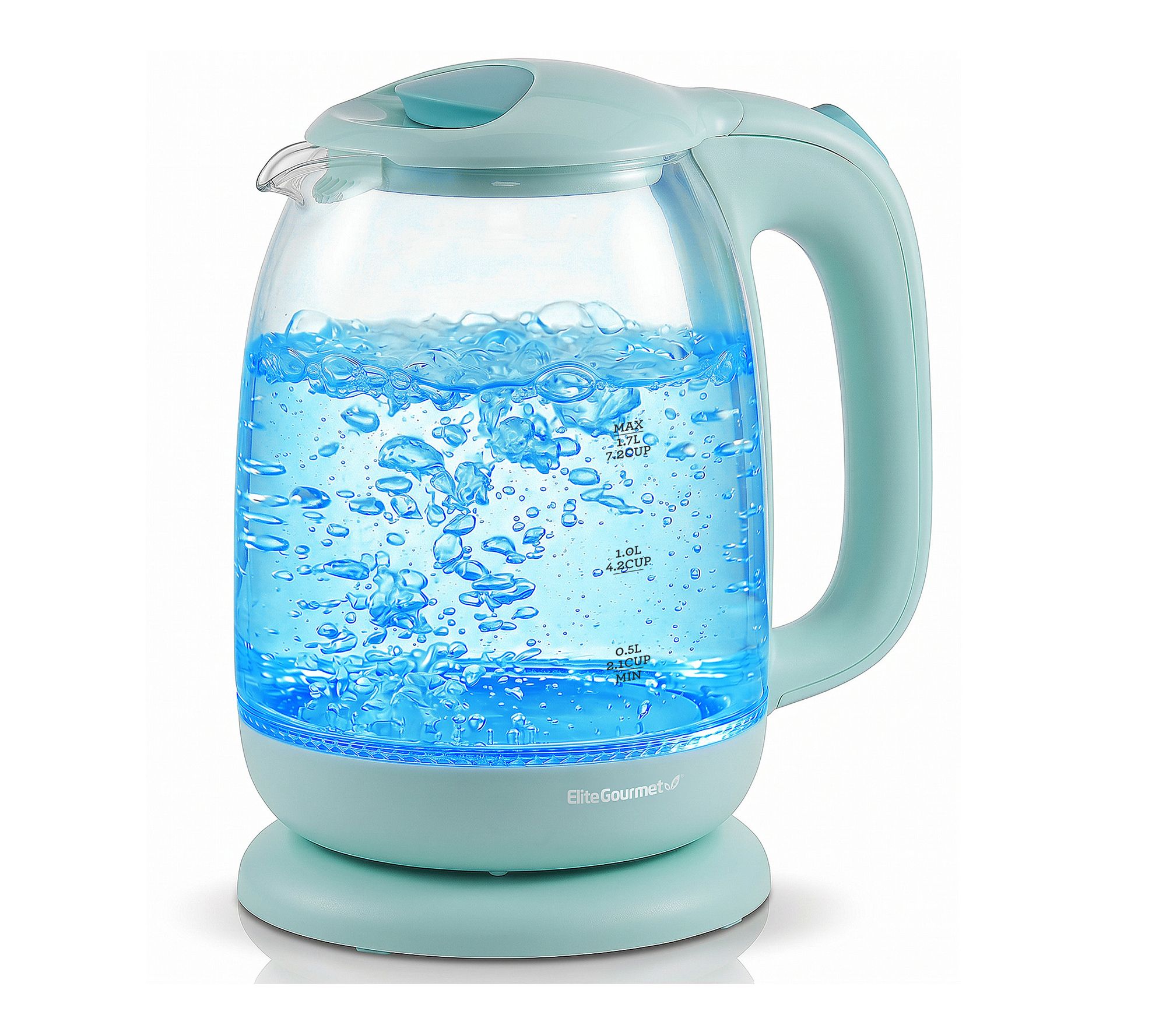 Elite Gourmet 1.7L Glass Electric Kettle
